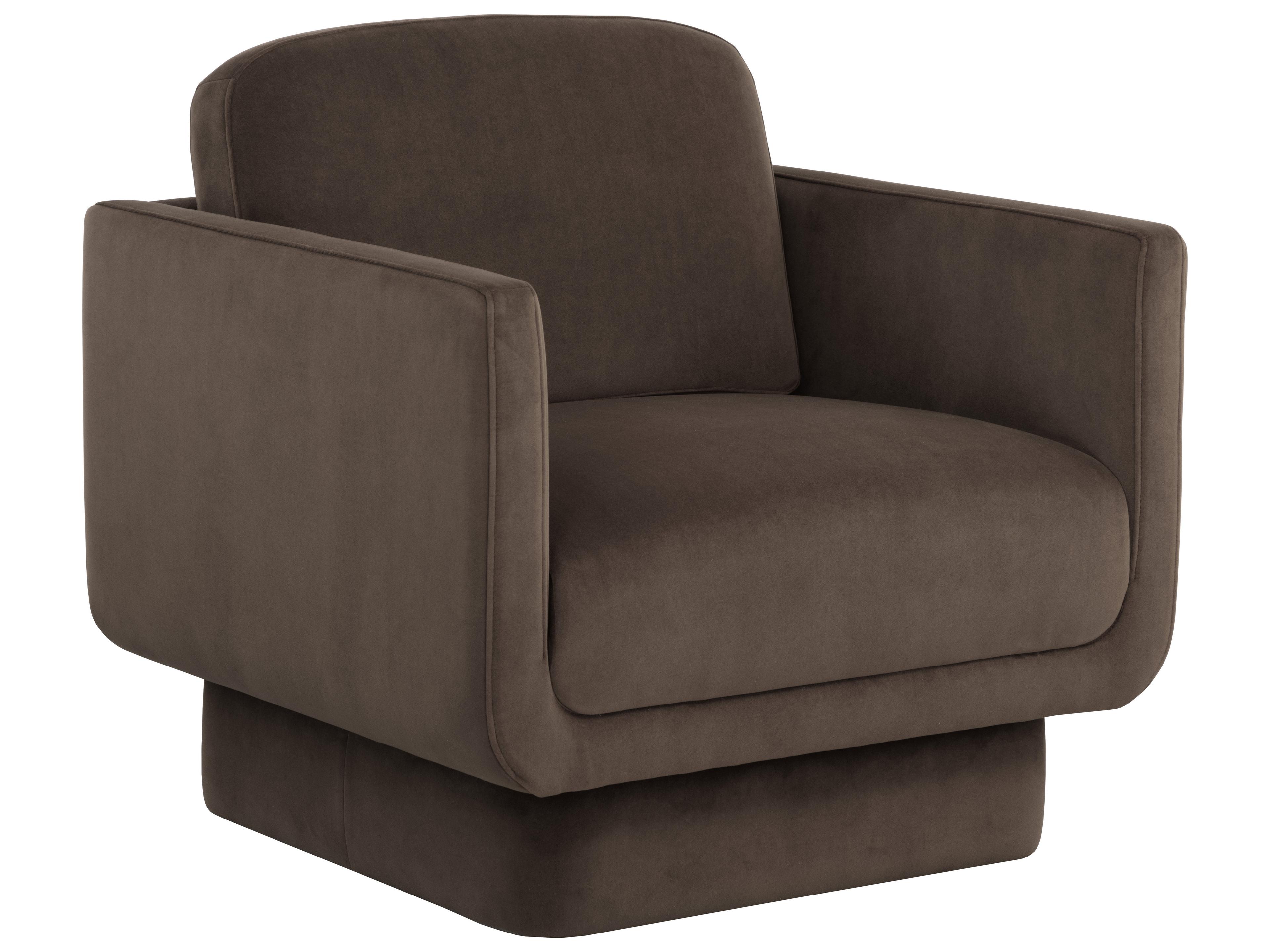 Sunpan Everton Brown Accent Chair