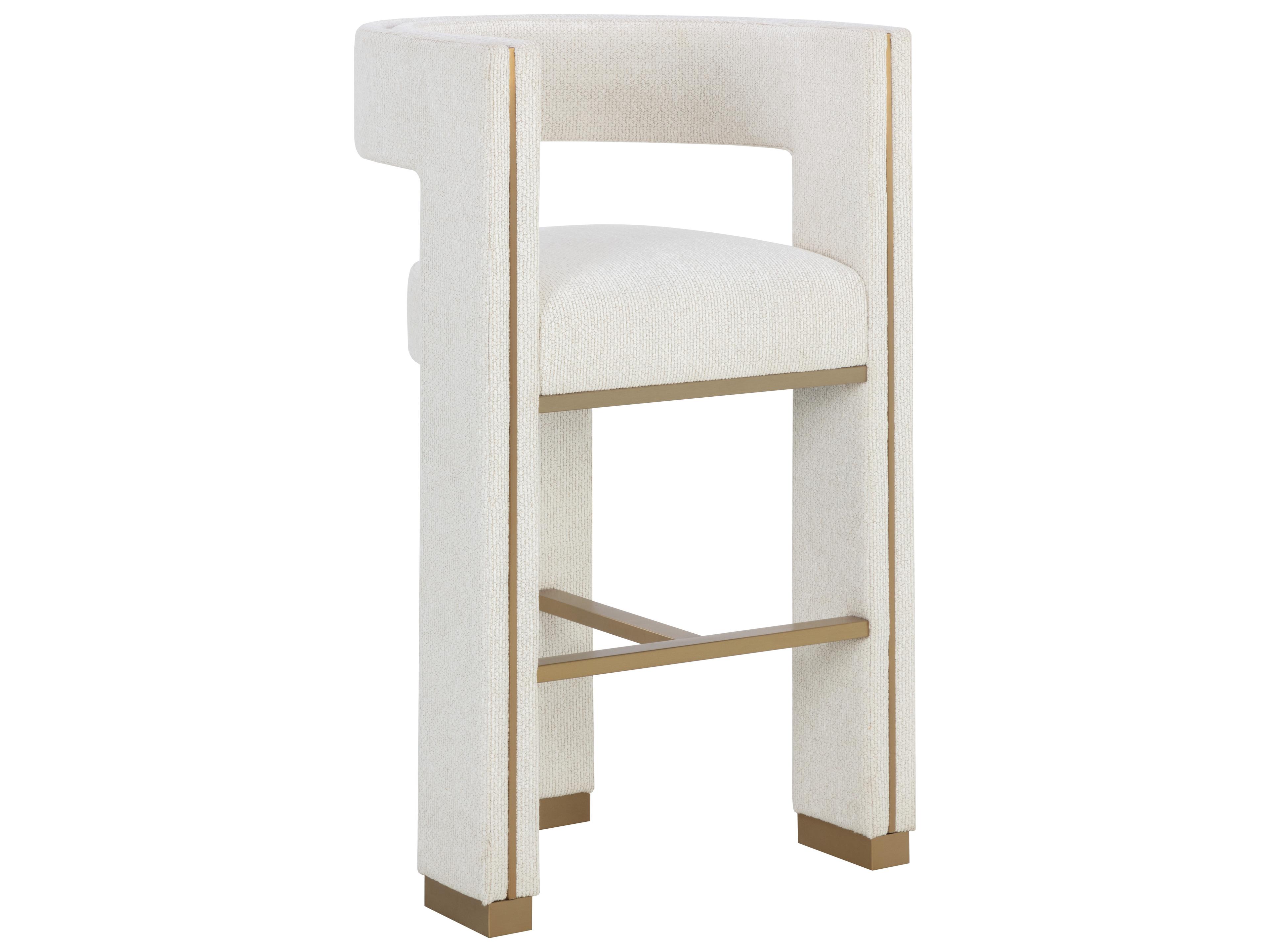 Sunpan Adamina 25.5" Adamina Barstool Rhea Light Barley