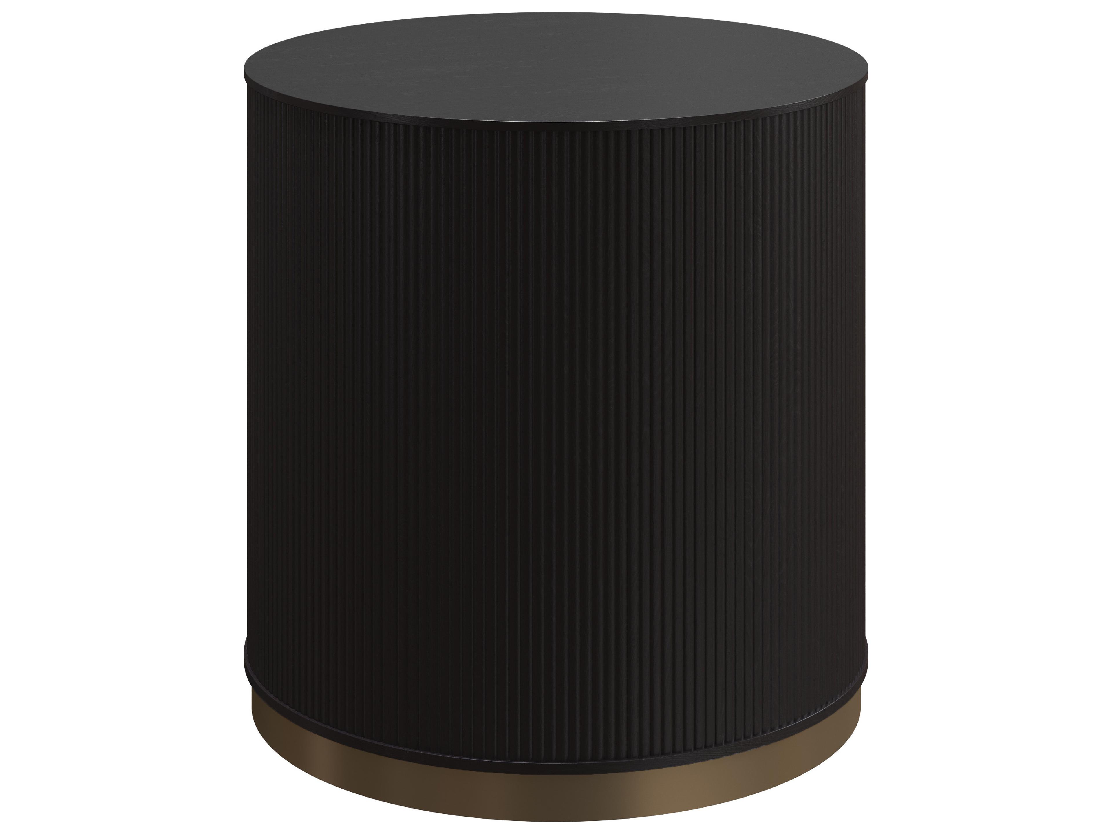 Sunpan Kalla 22" Kalla Side Table Charcoal