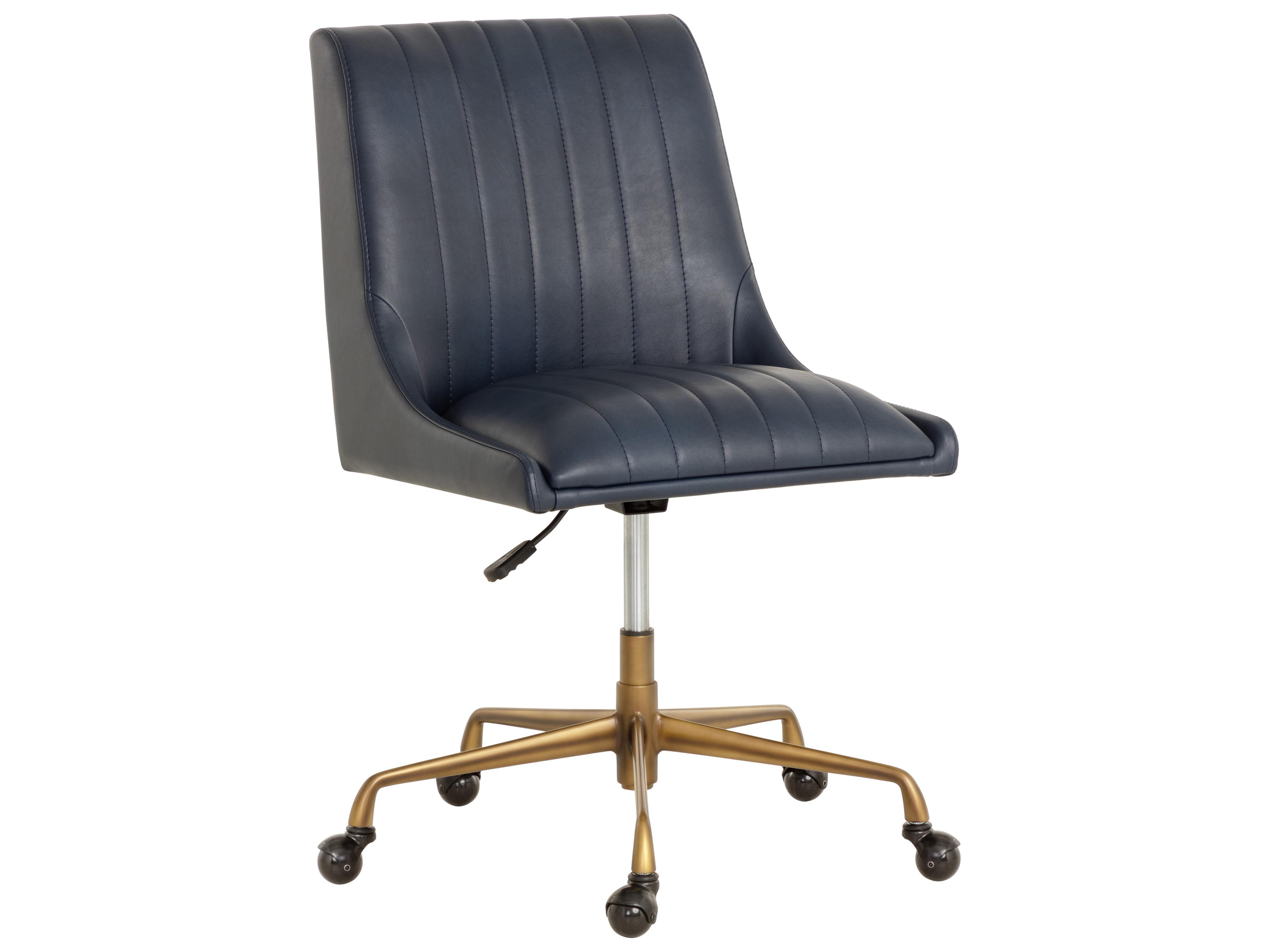 Sunpan Halden Office Chair in Bravo Admiral