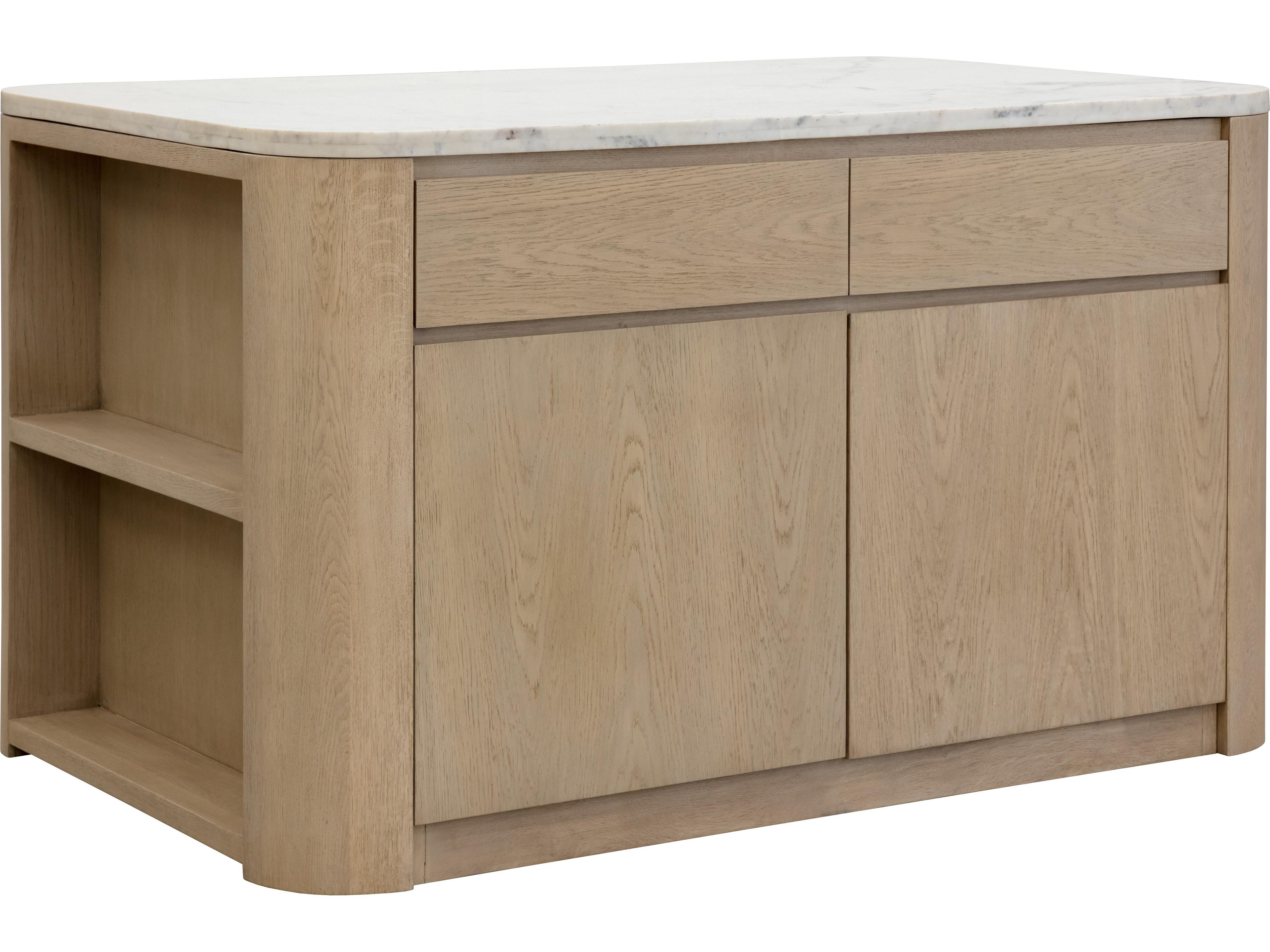 Sunpan Romilly Kitchen Island in 62"