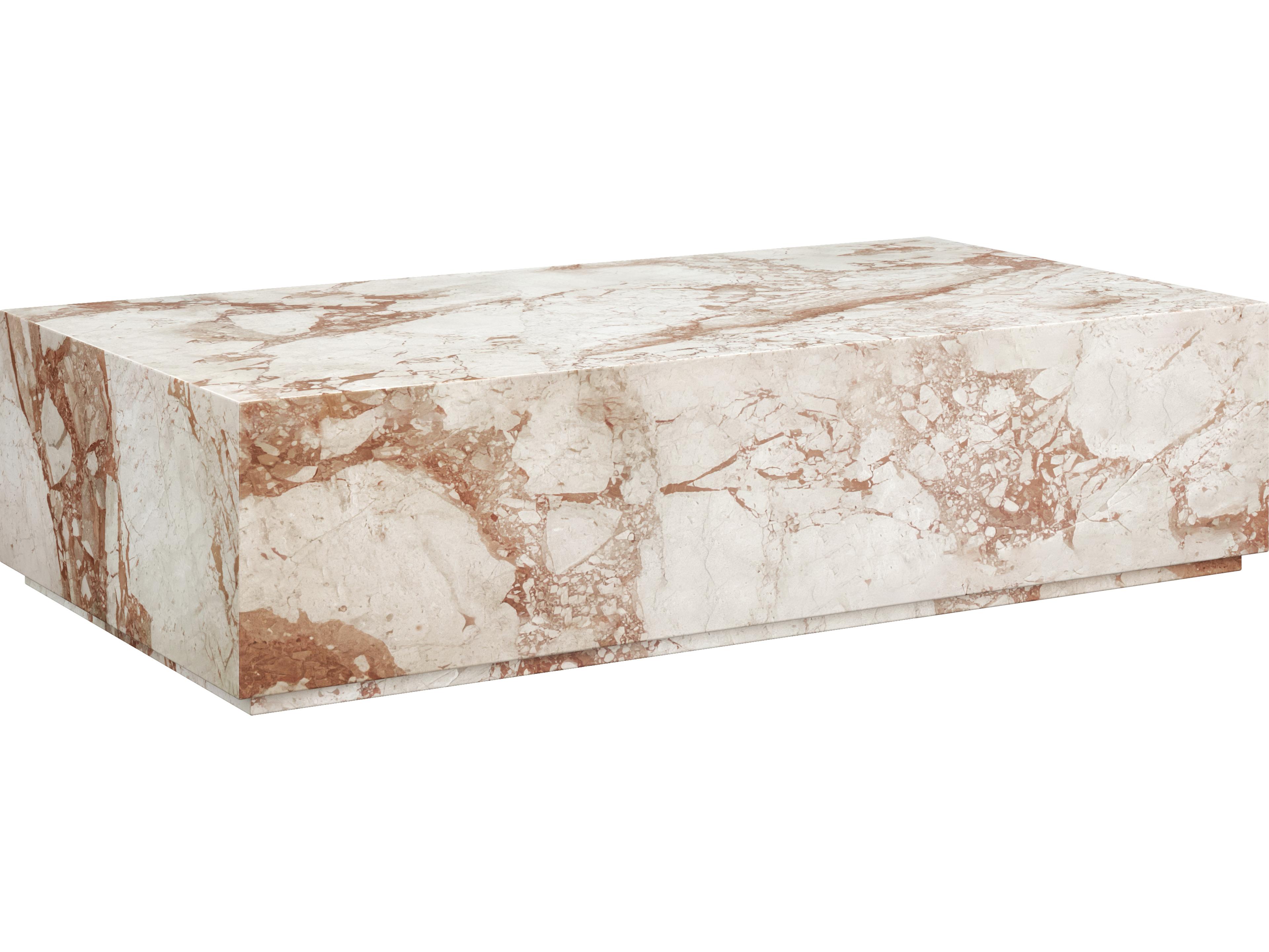 Sunpan Laros Coffee Table in Crema Breccia
