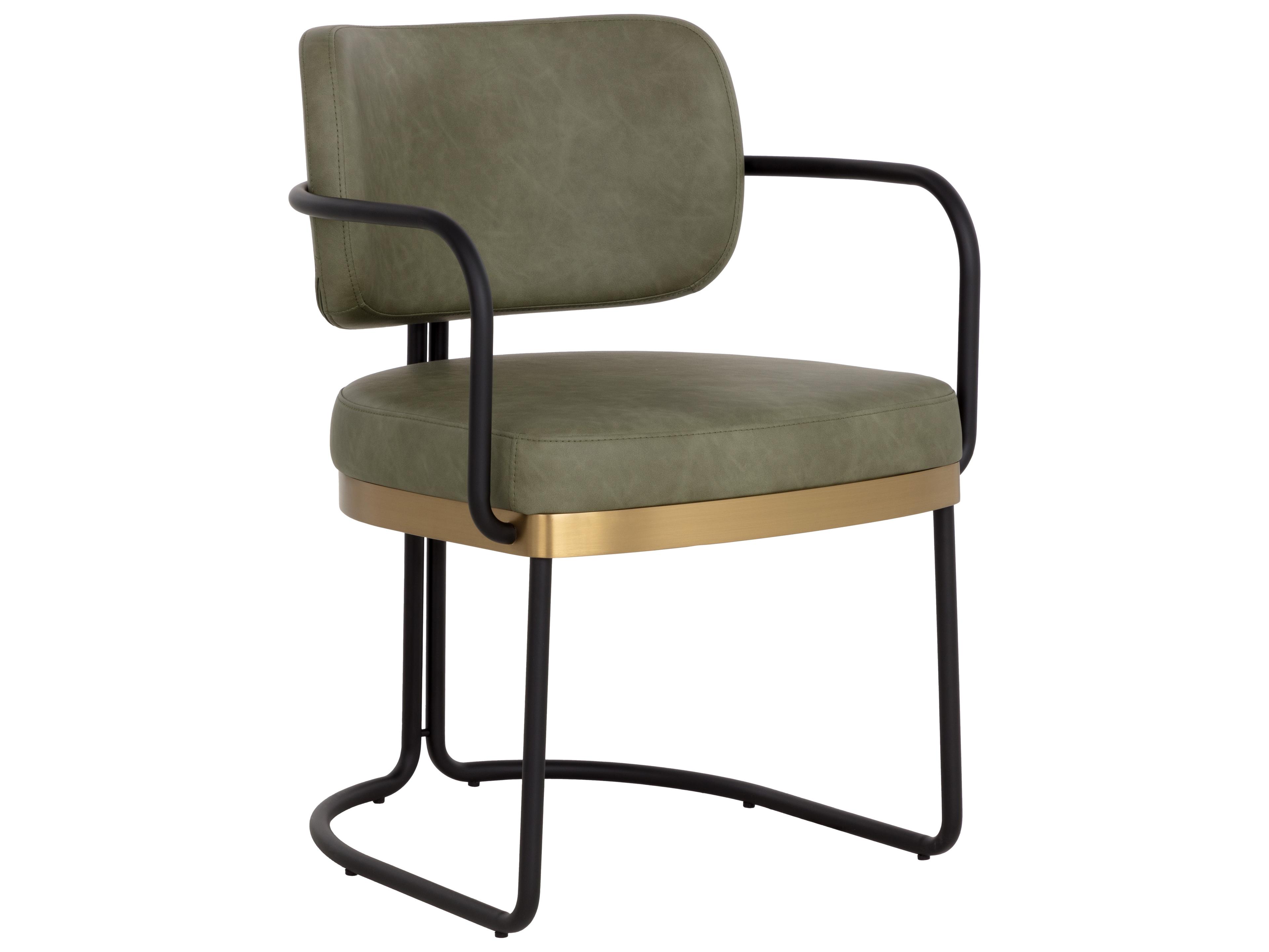 Sunpan Jalen Dining Armchair in Ivanhoe Pine