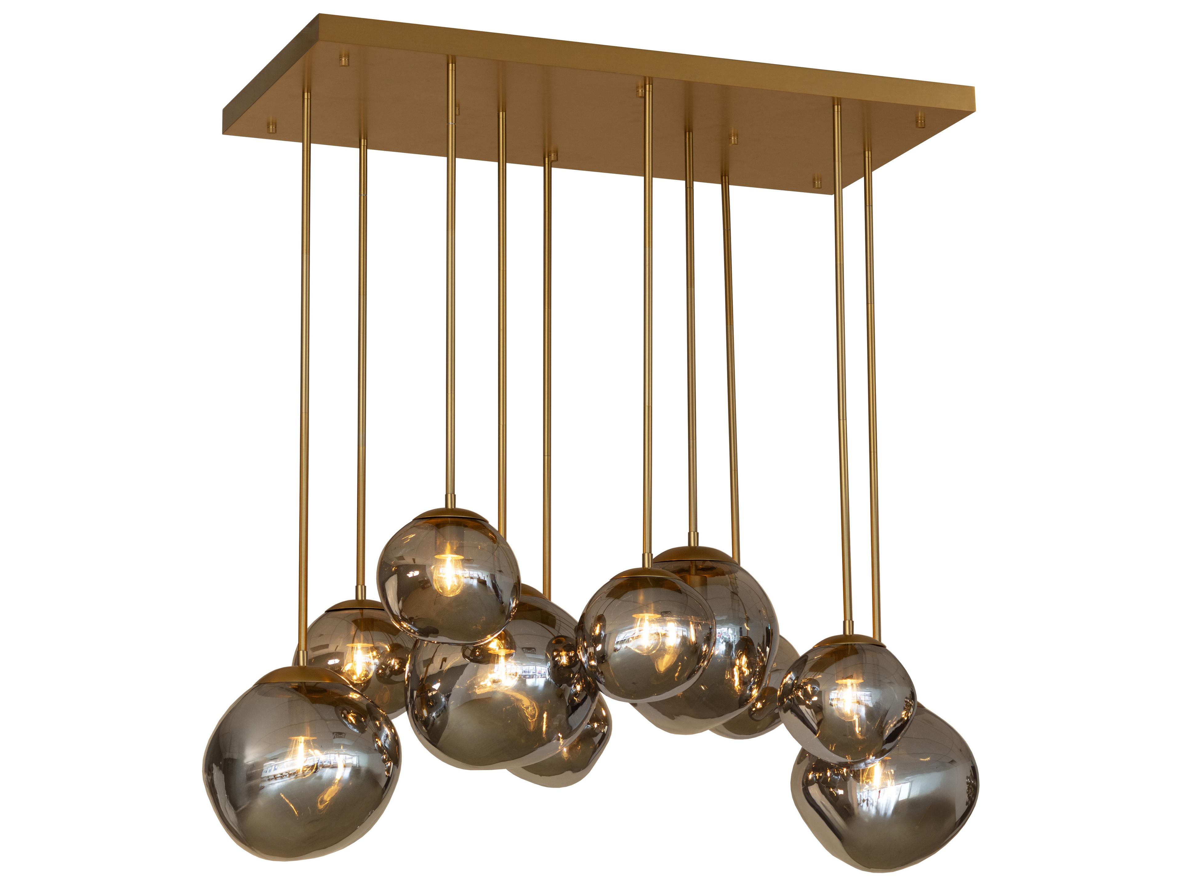 Sunpan Dionis Chandelier in Rectangular