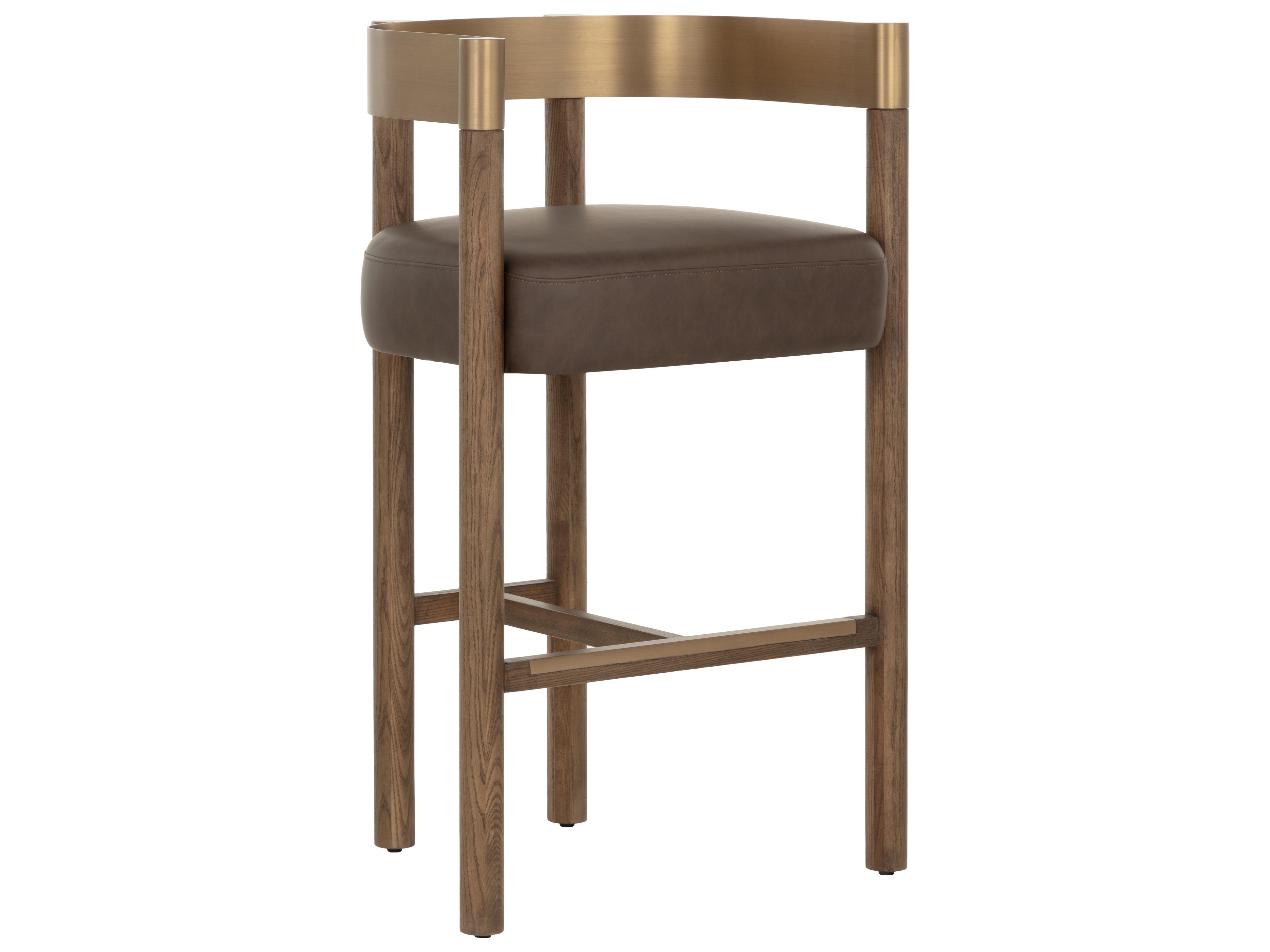 Manolo Barstool in Eglinton Espresso