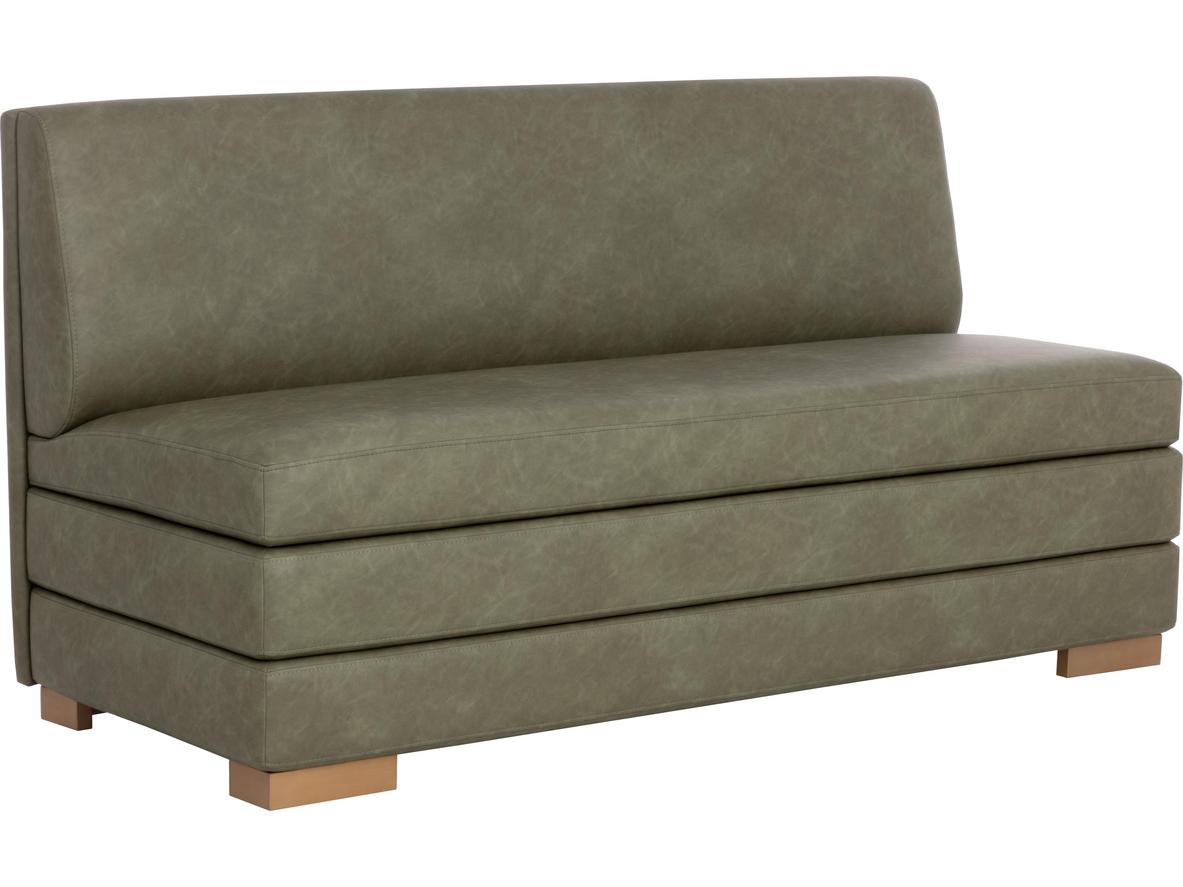 Sunpan Radcliff Banquette in Ivanhoe Pine