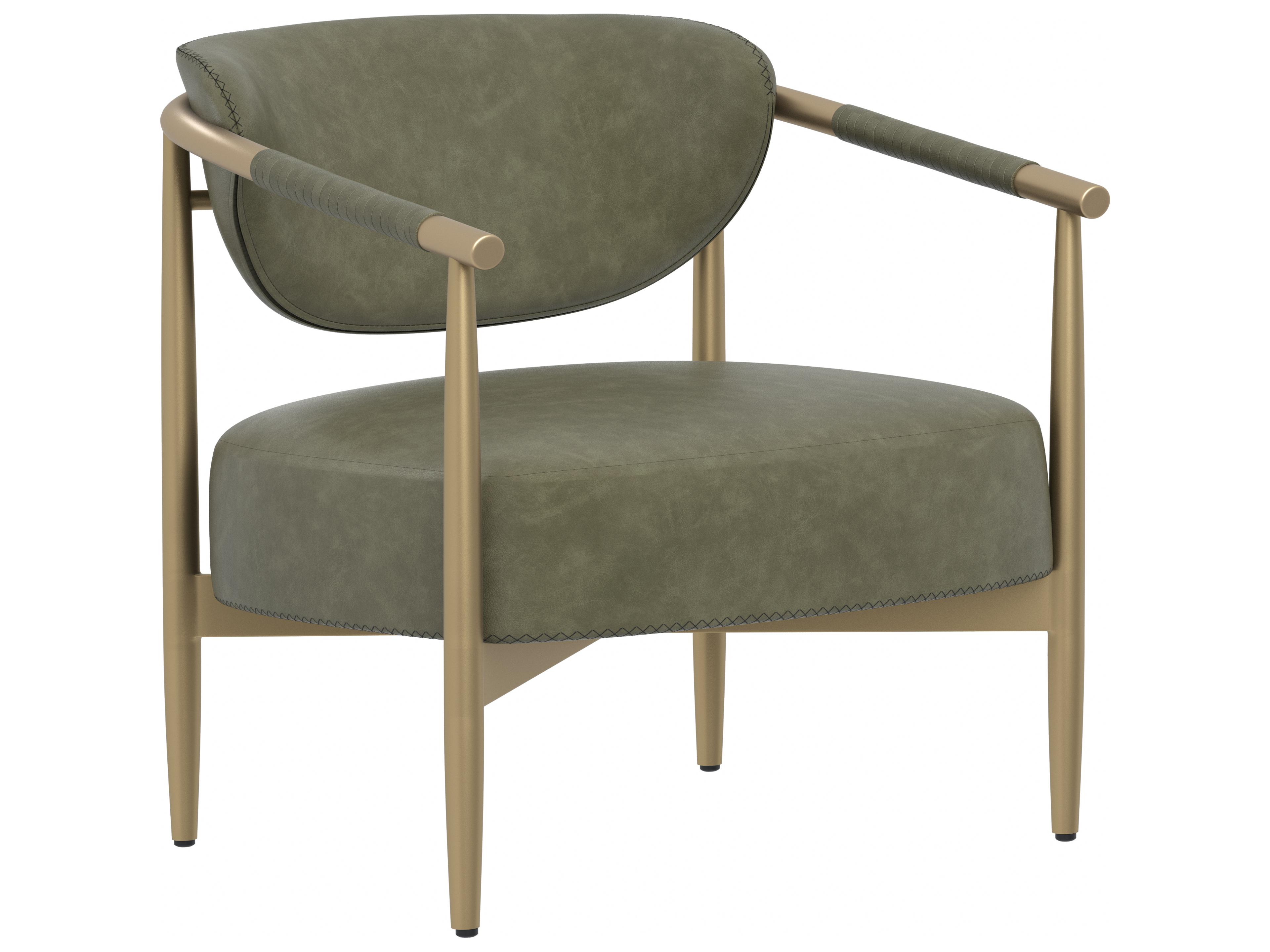 Sunpan Heloise Lounge Chair in Ivanhoe Pine