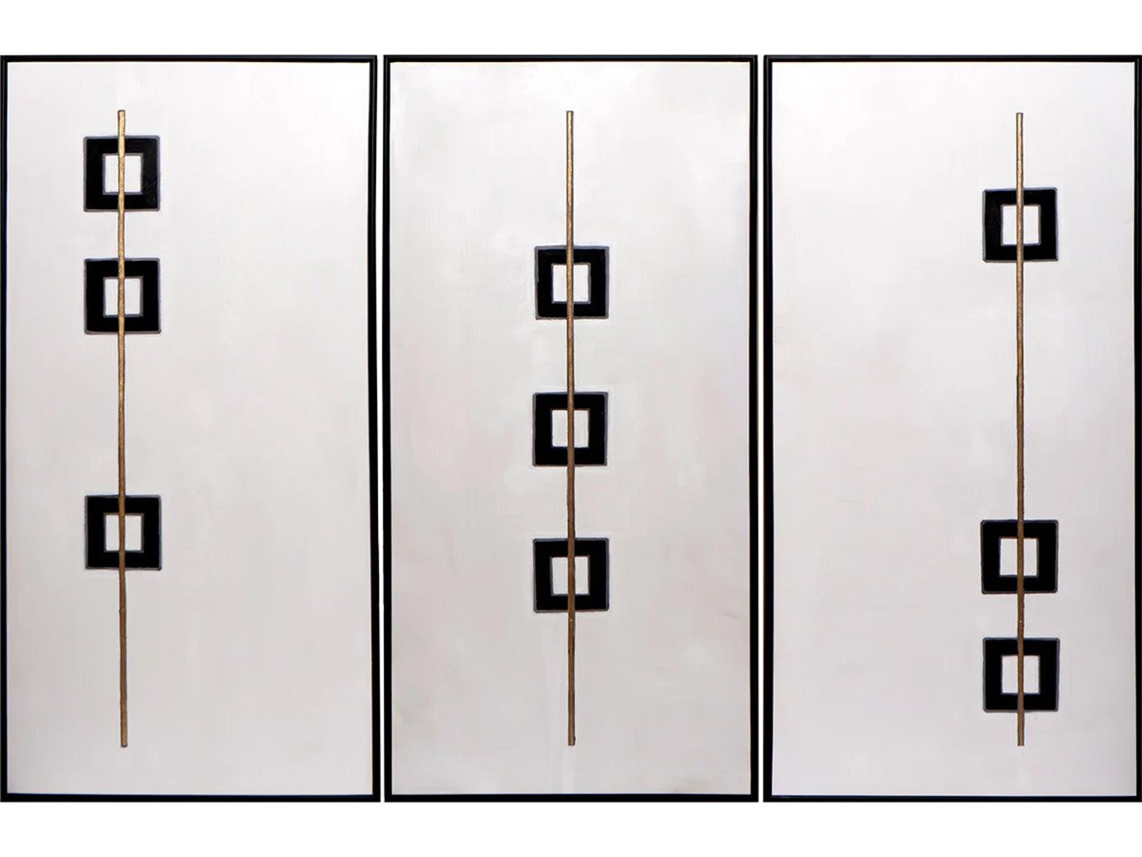 Sunpan Boxed In Canvas Wall Art