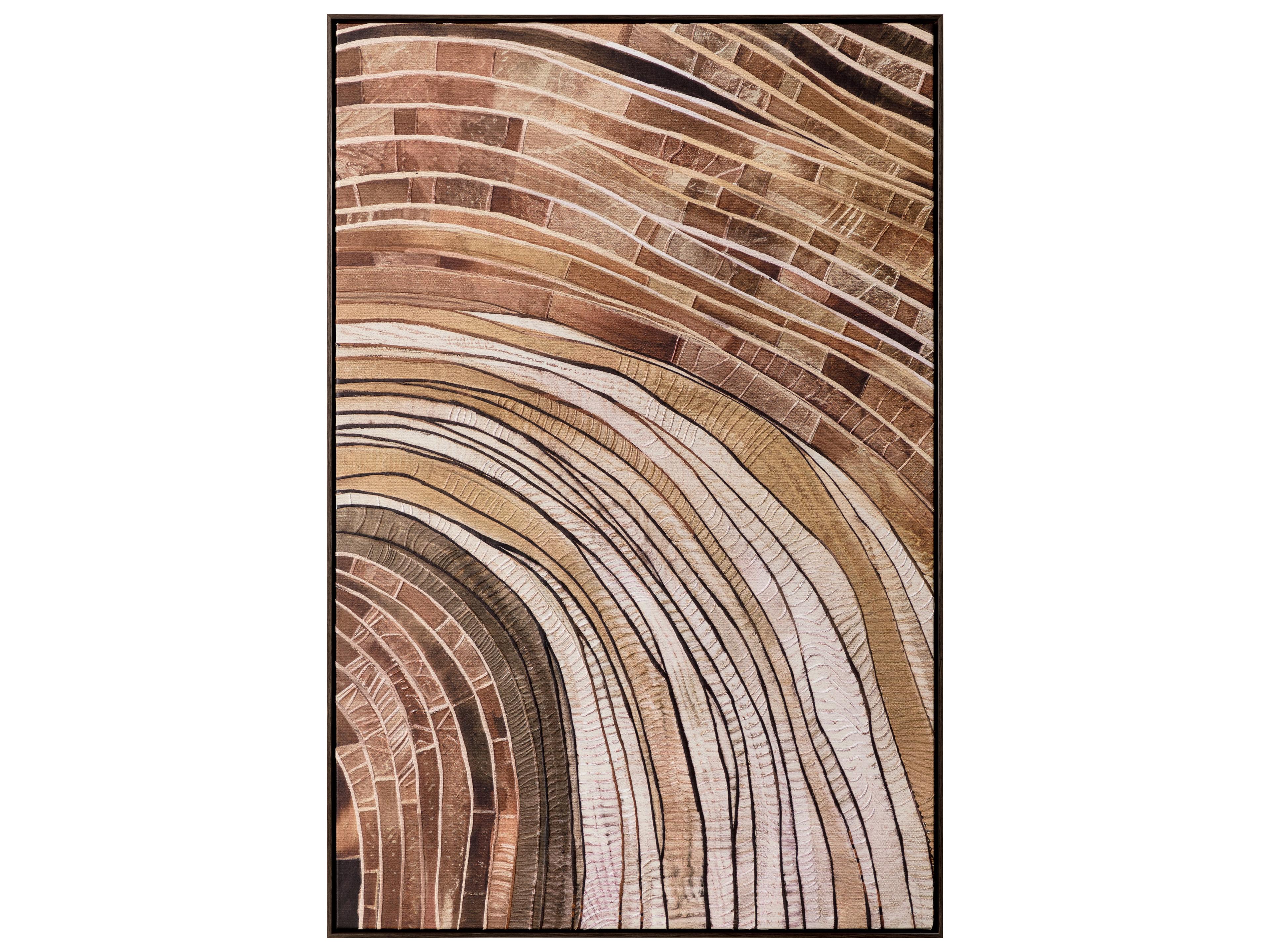 Sunpan Turning Point I in 40" X 60" in Bronze Floater Frame