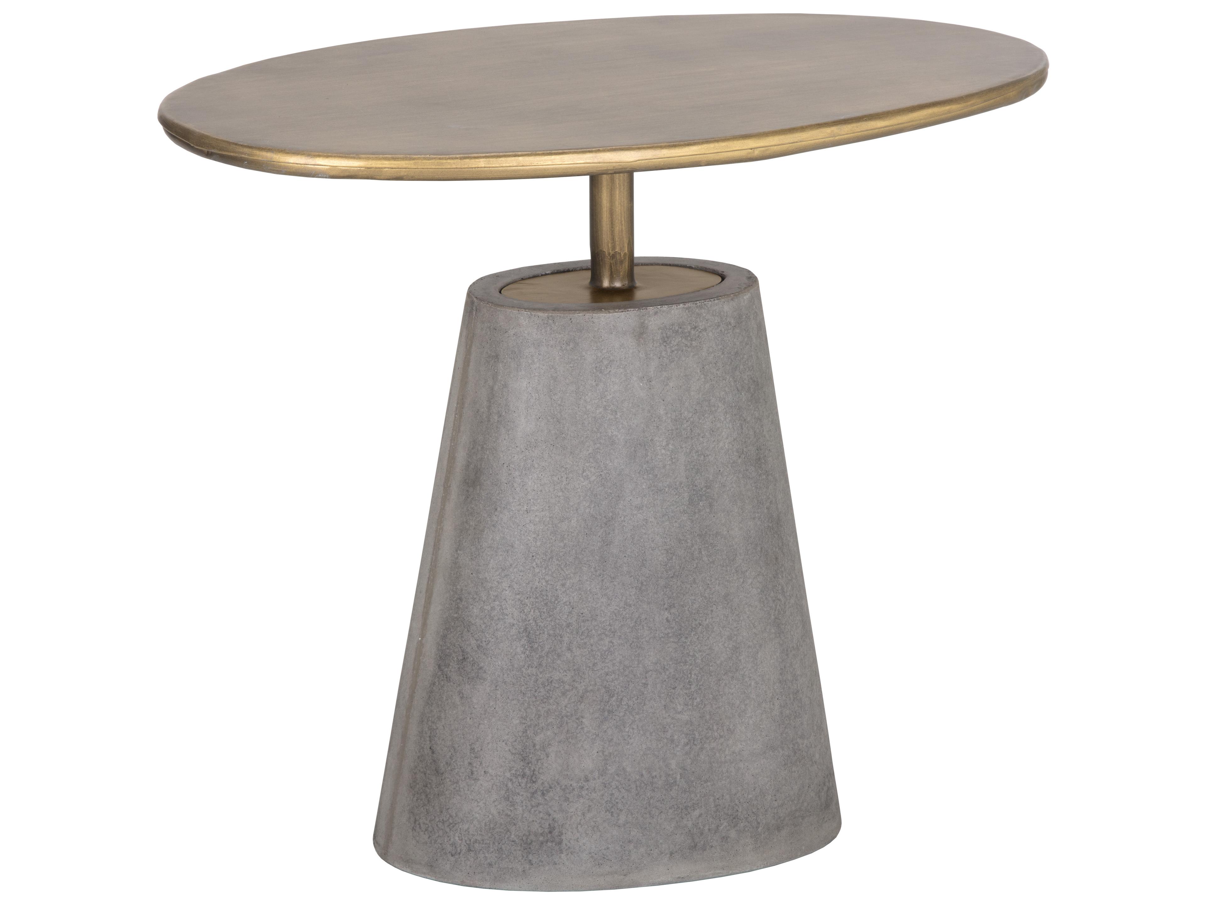 Sunpan Outdoor Kadin Side Table in Grey