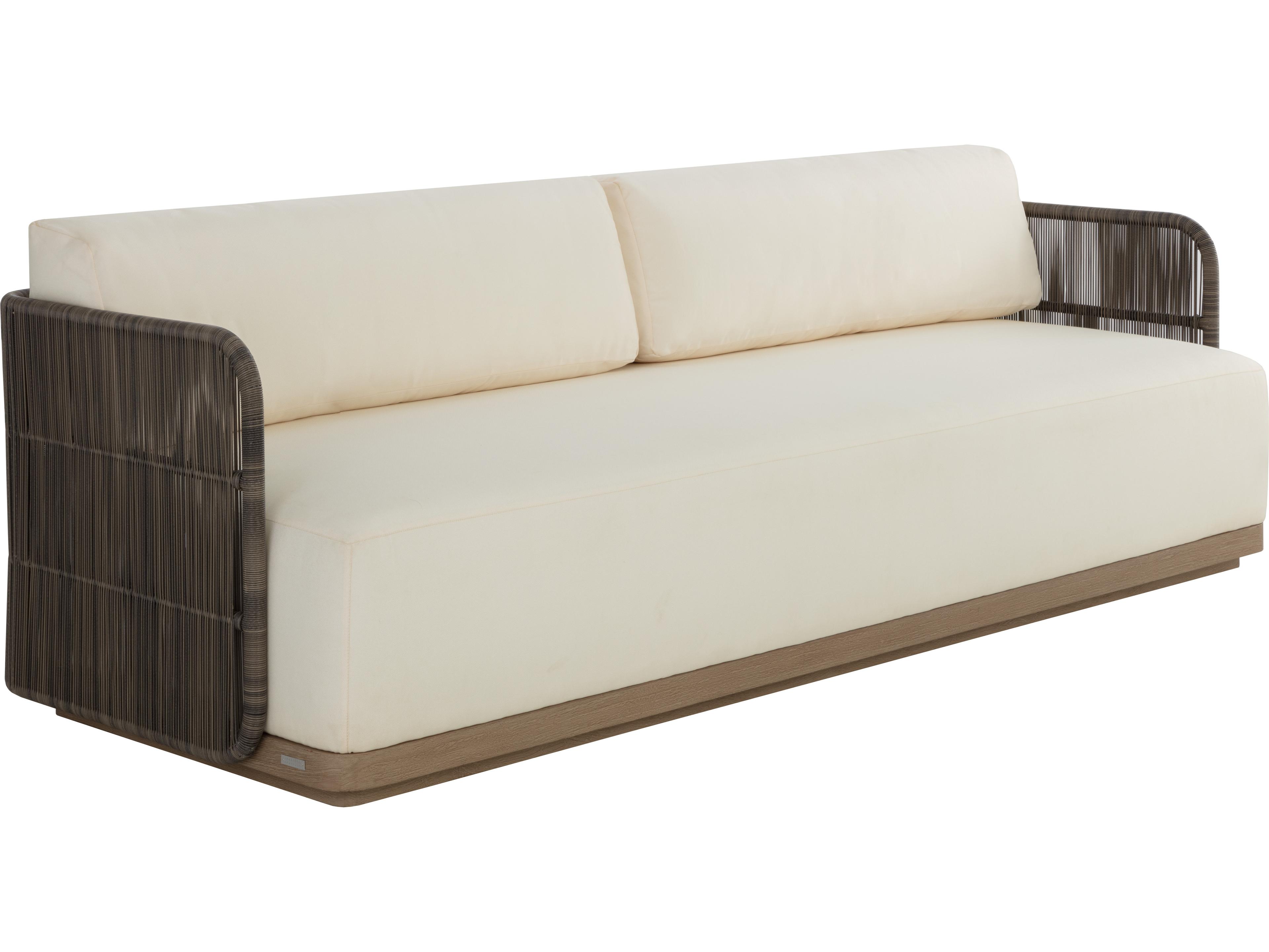 Sunpan Outdoor Ravenna Sofa in Stinson Cream