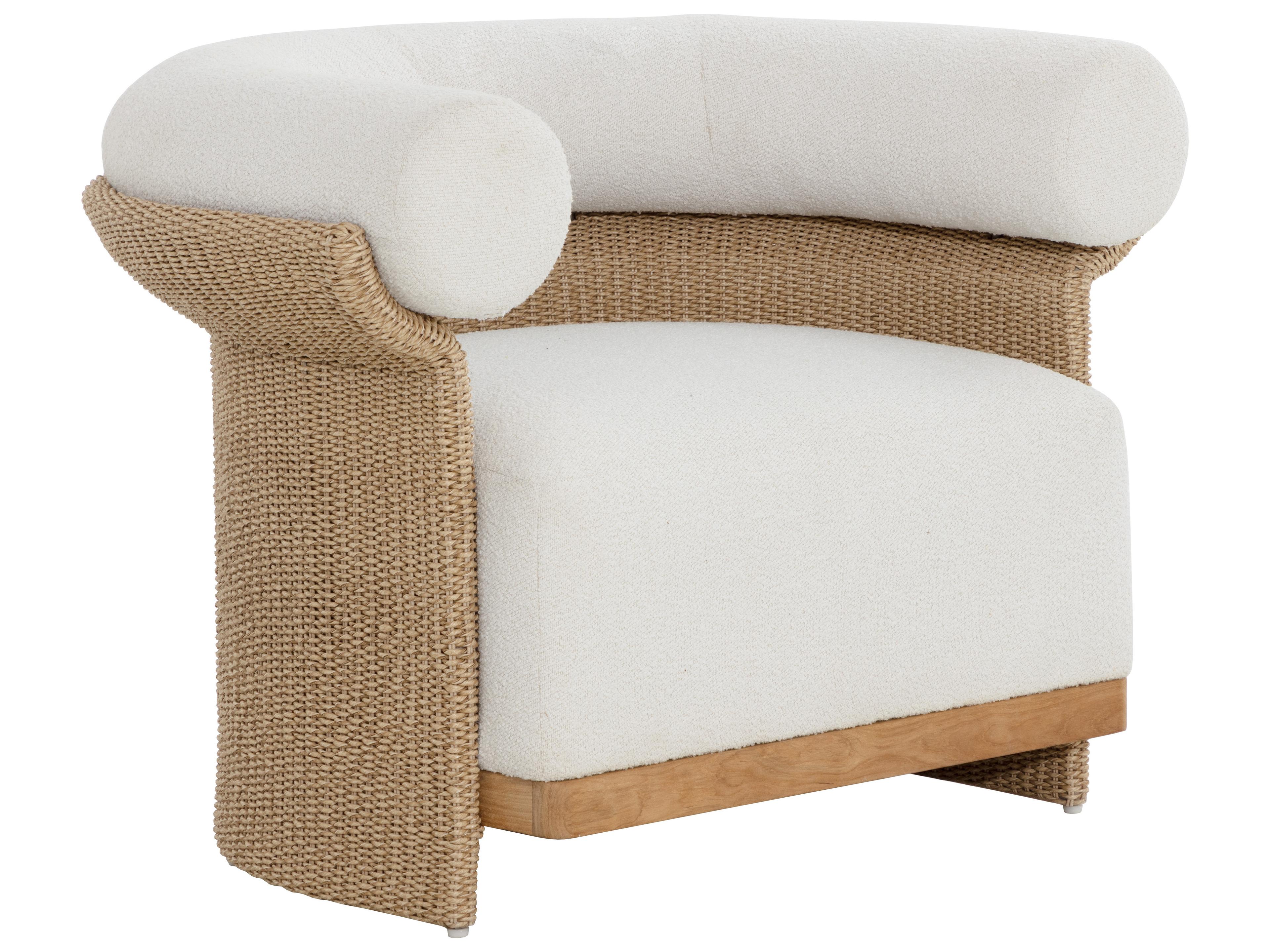 Sunpan Outdoor Asos Wicker Cushion Lounge Chair