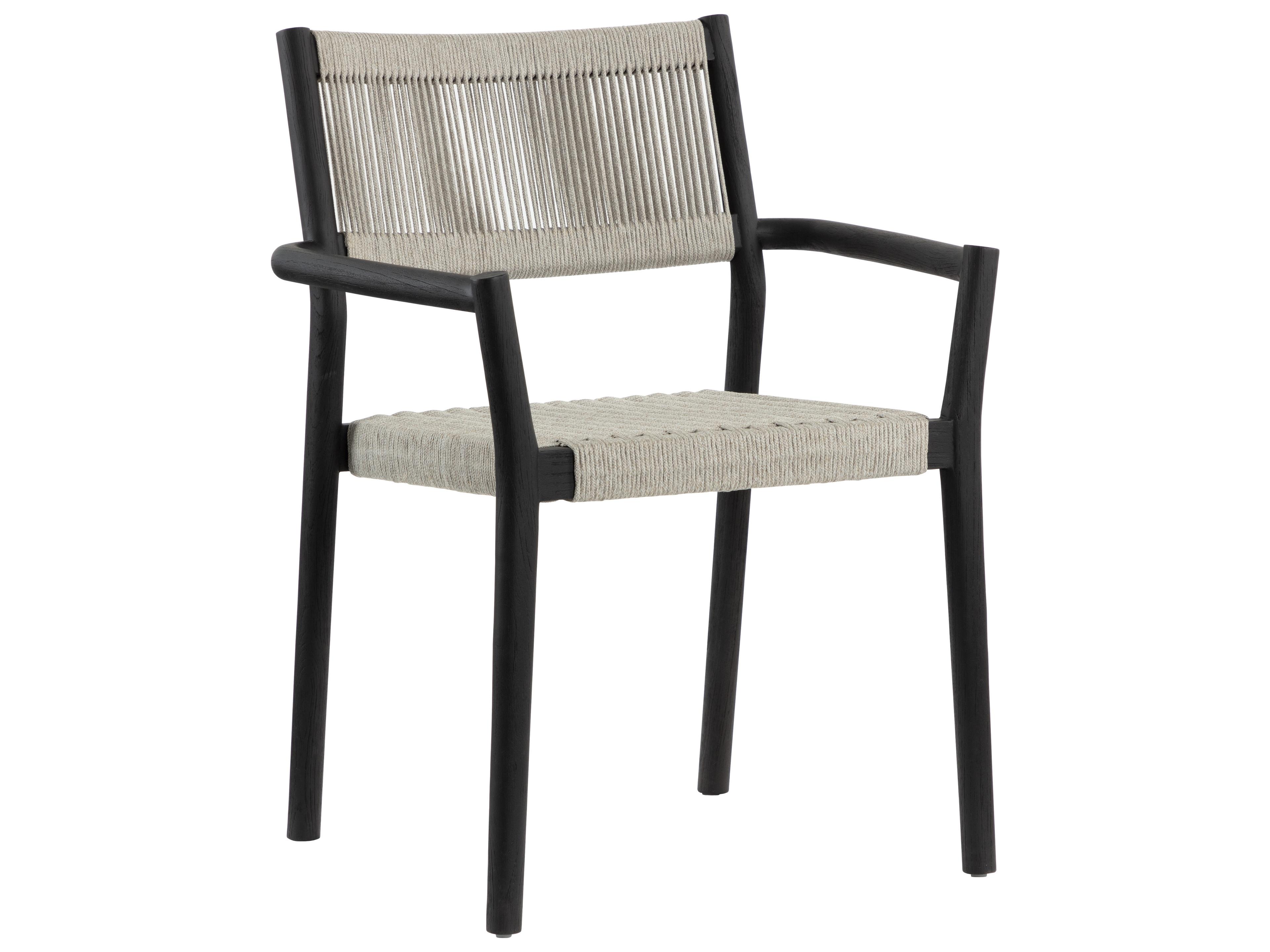 Sunpan Outdoor Kavala Wood Wicker Dining Chair