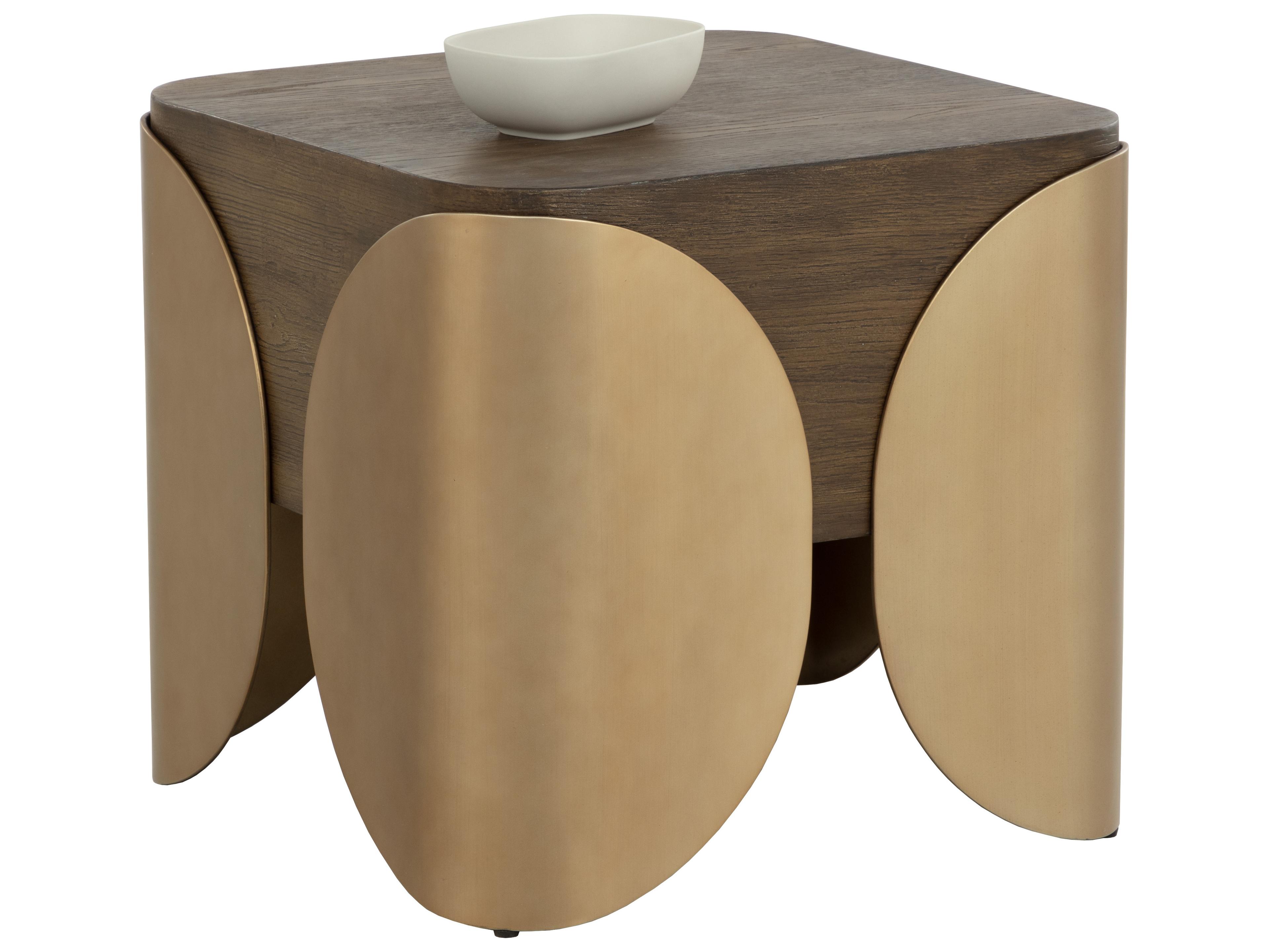 Sunpan Outdoor Amarula Concrete Square End Table