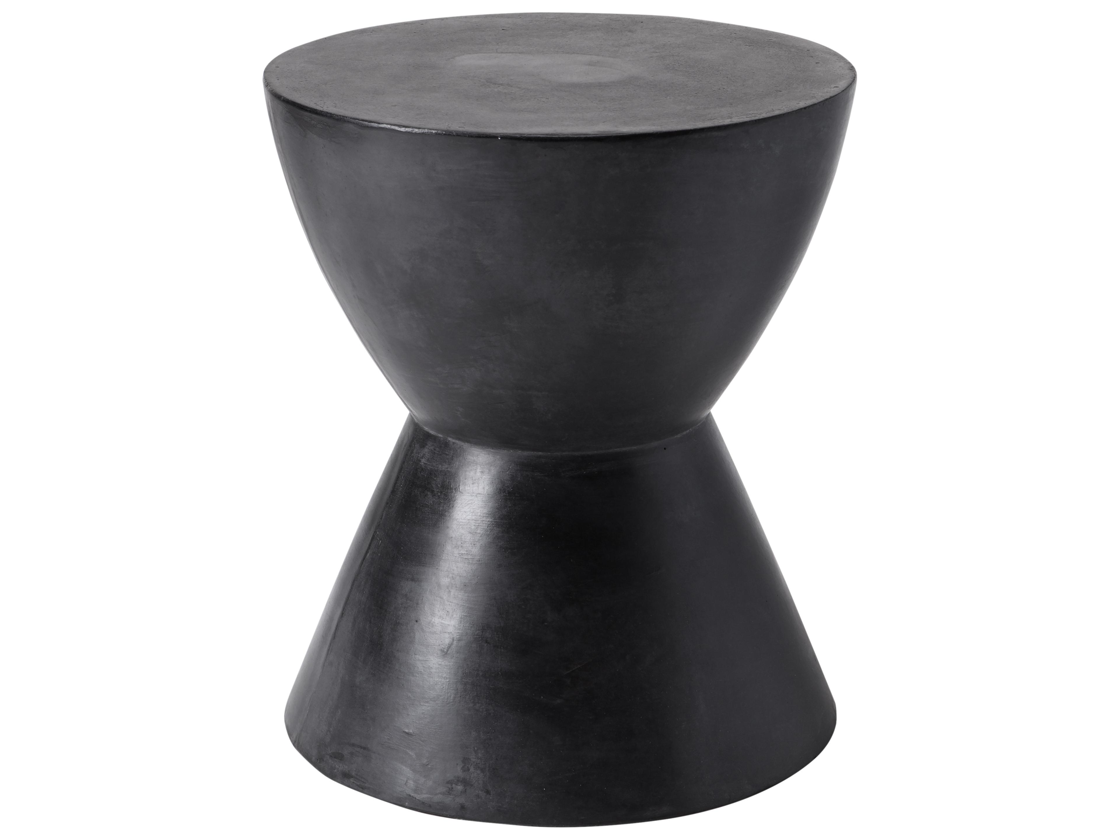 Sunpan Outdoor Logan End Table in Black