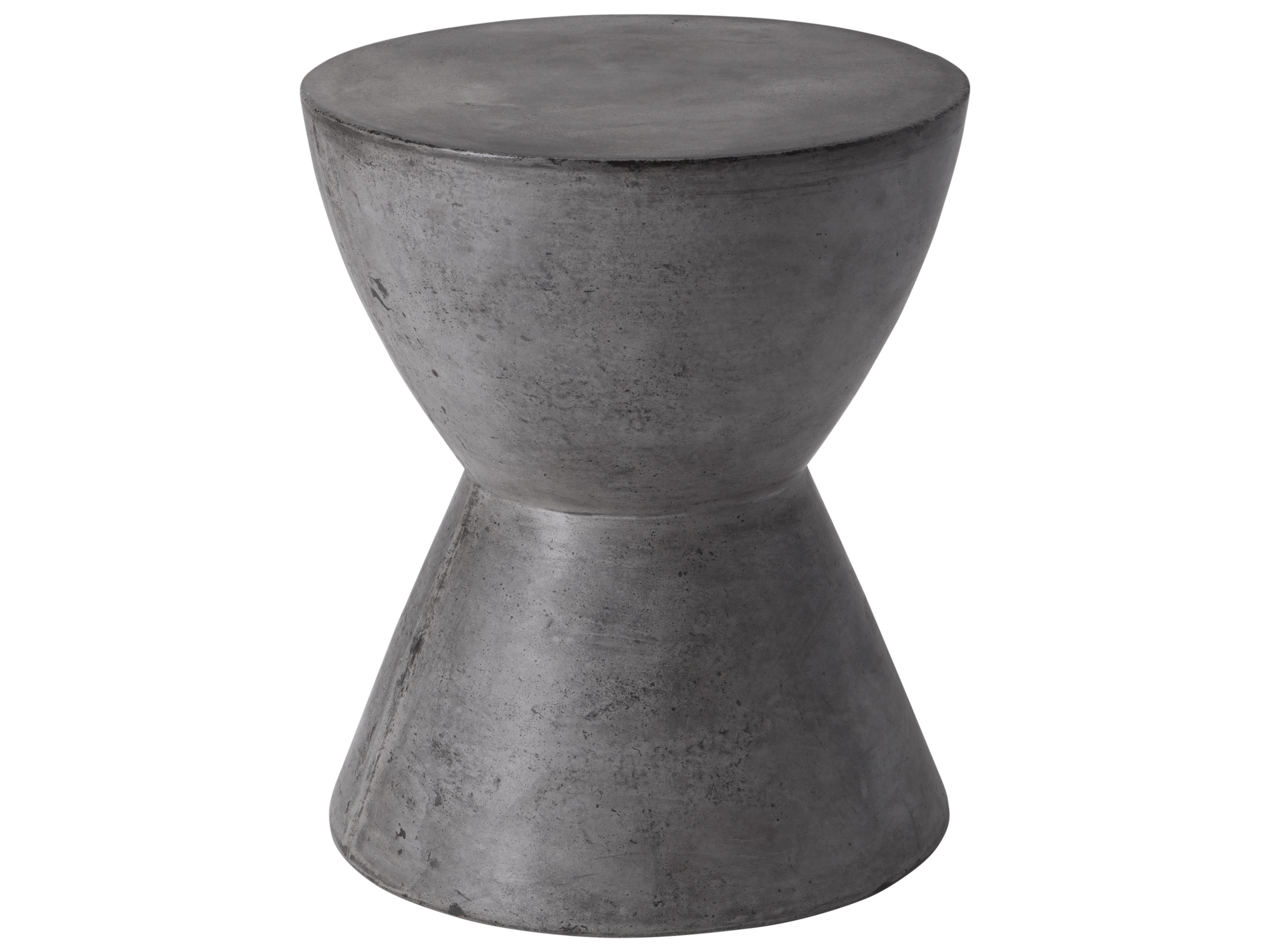Sunpan Outdoor MIXT Logan Concrete Grey Square End Table