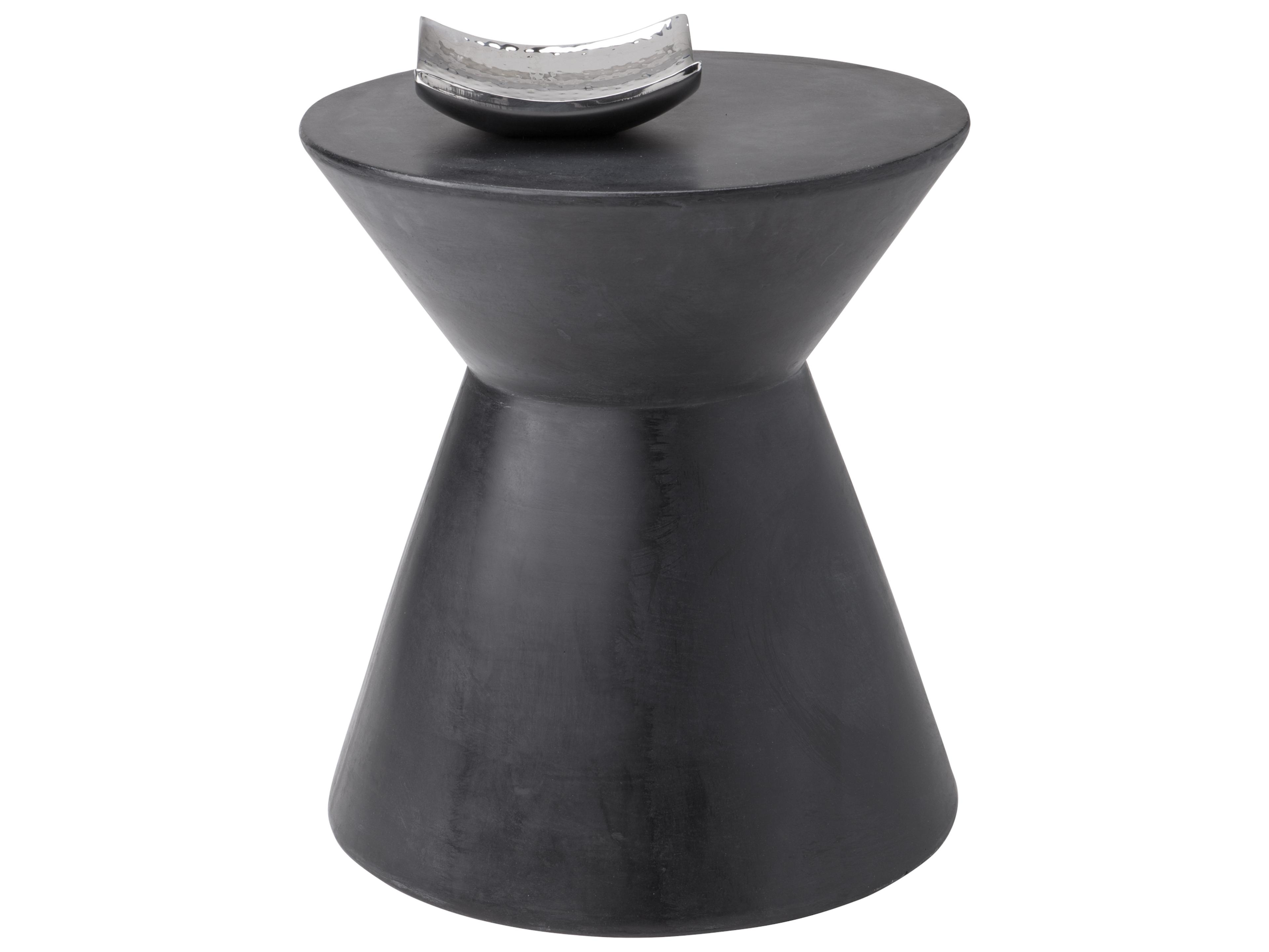 Sunpan Outdoor Astley End Table in Black