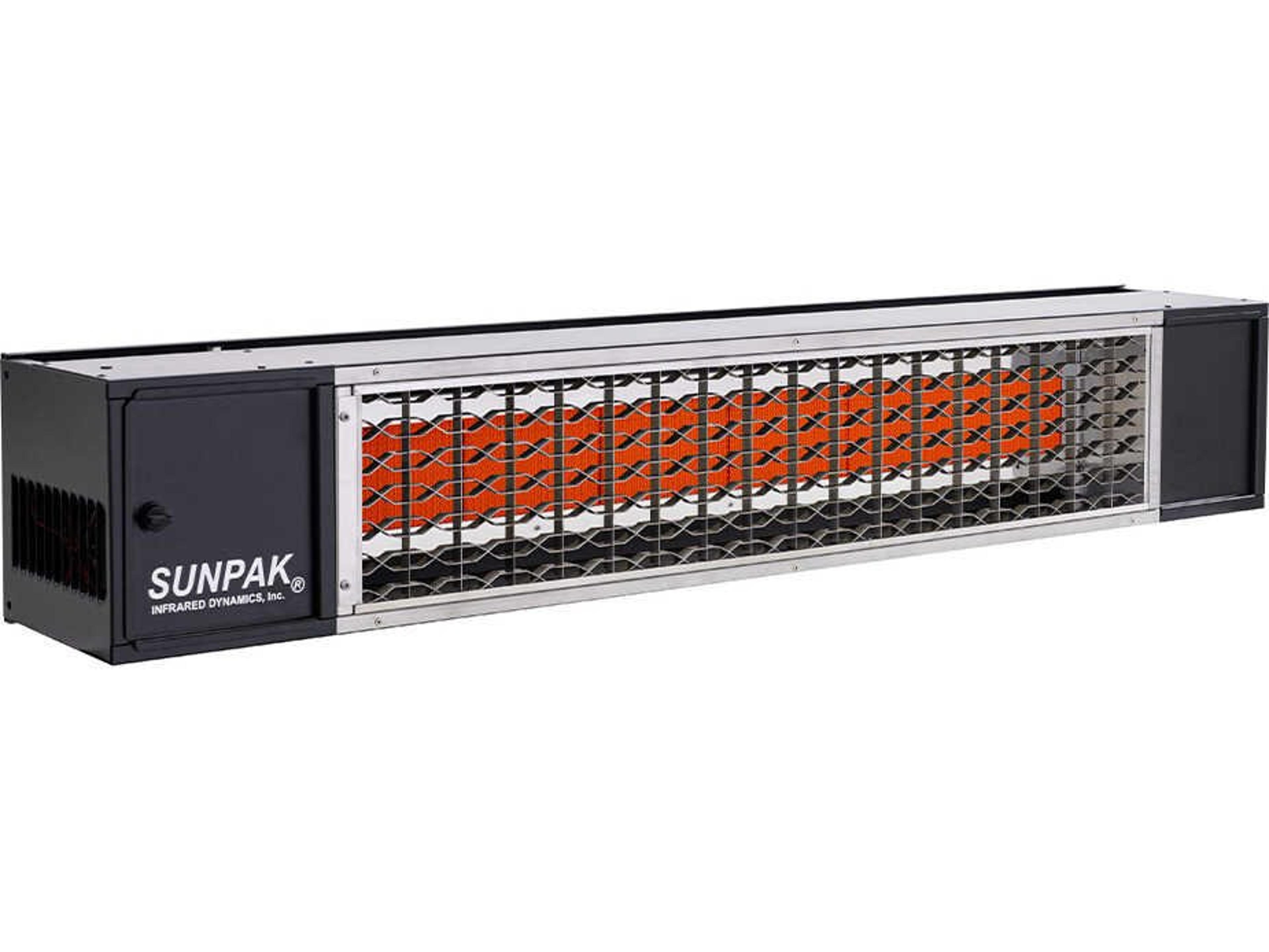 Sunpak 48 Inch Black Stainless Steel 34000 BTU Outdoor Patio Heater