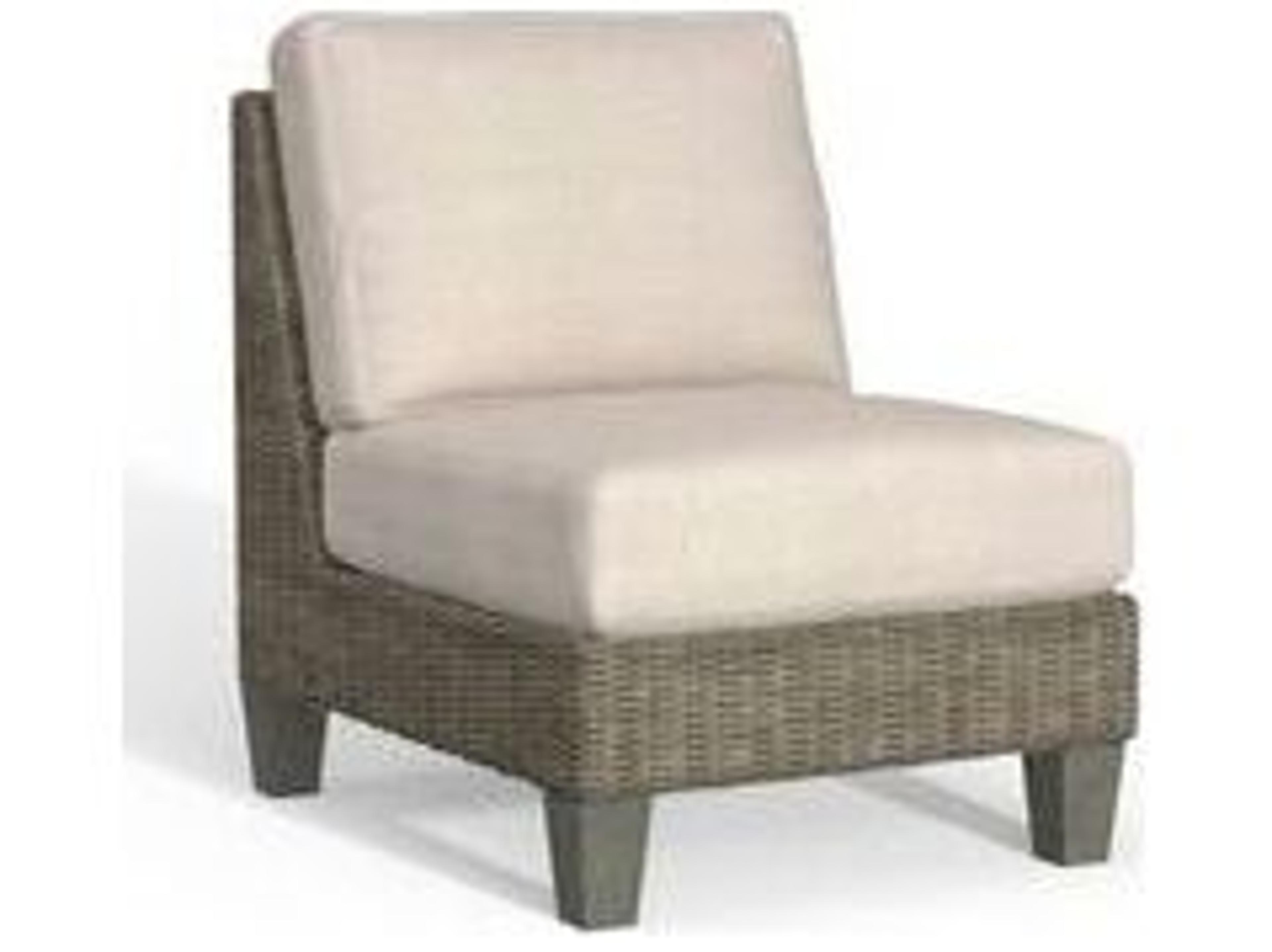 South Sea Rattan Timberline Wicker Modular Outdoor Patio Lounge Chair