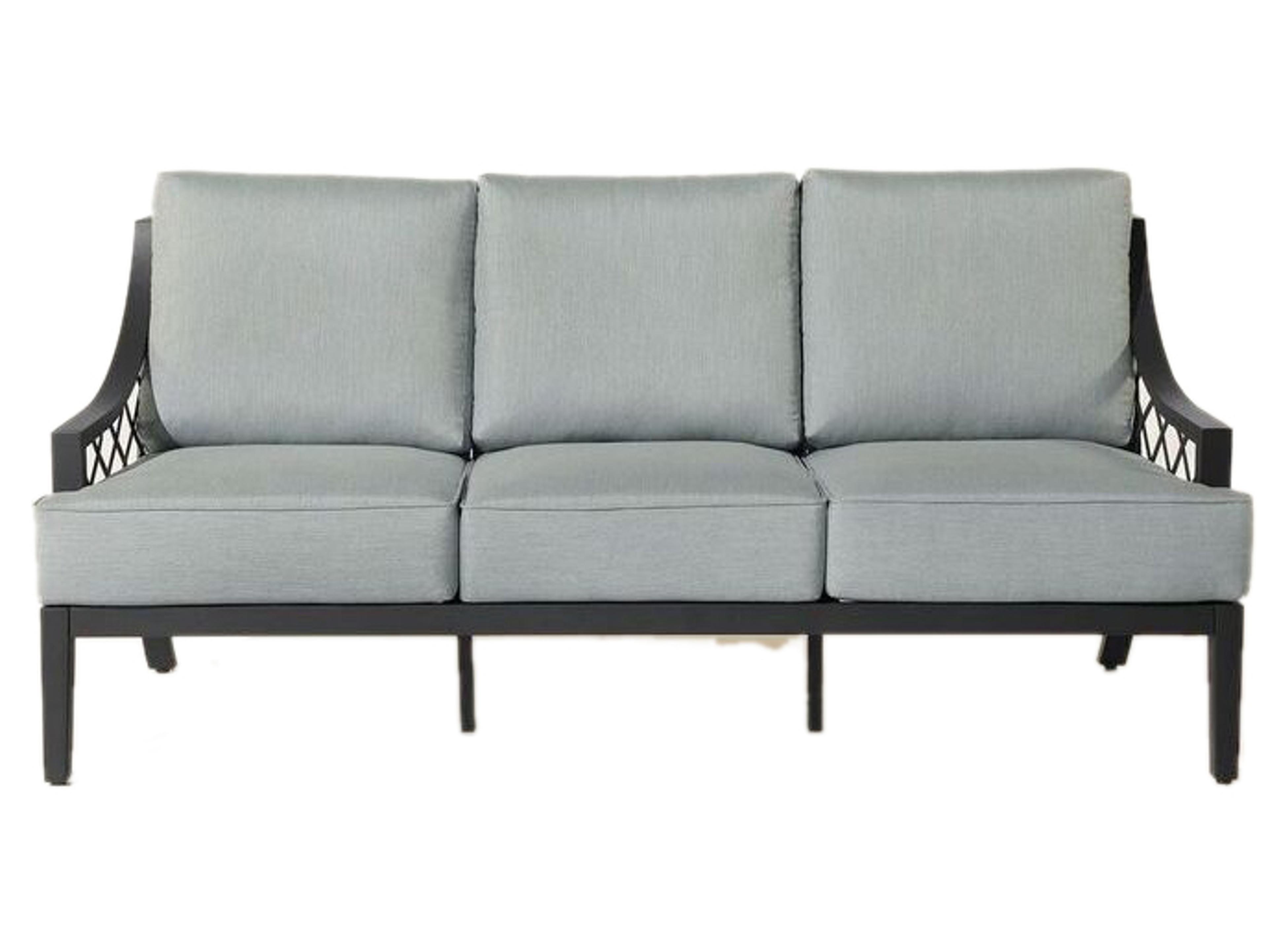 South Sea Rattan Nantucket Aluminum Patio Sofa