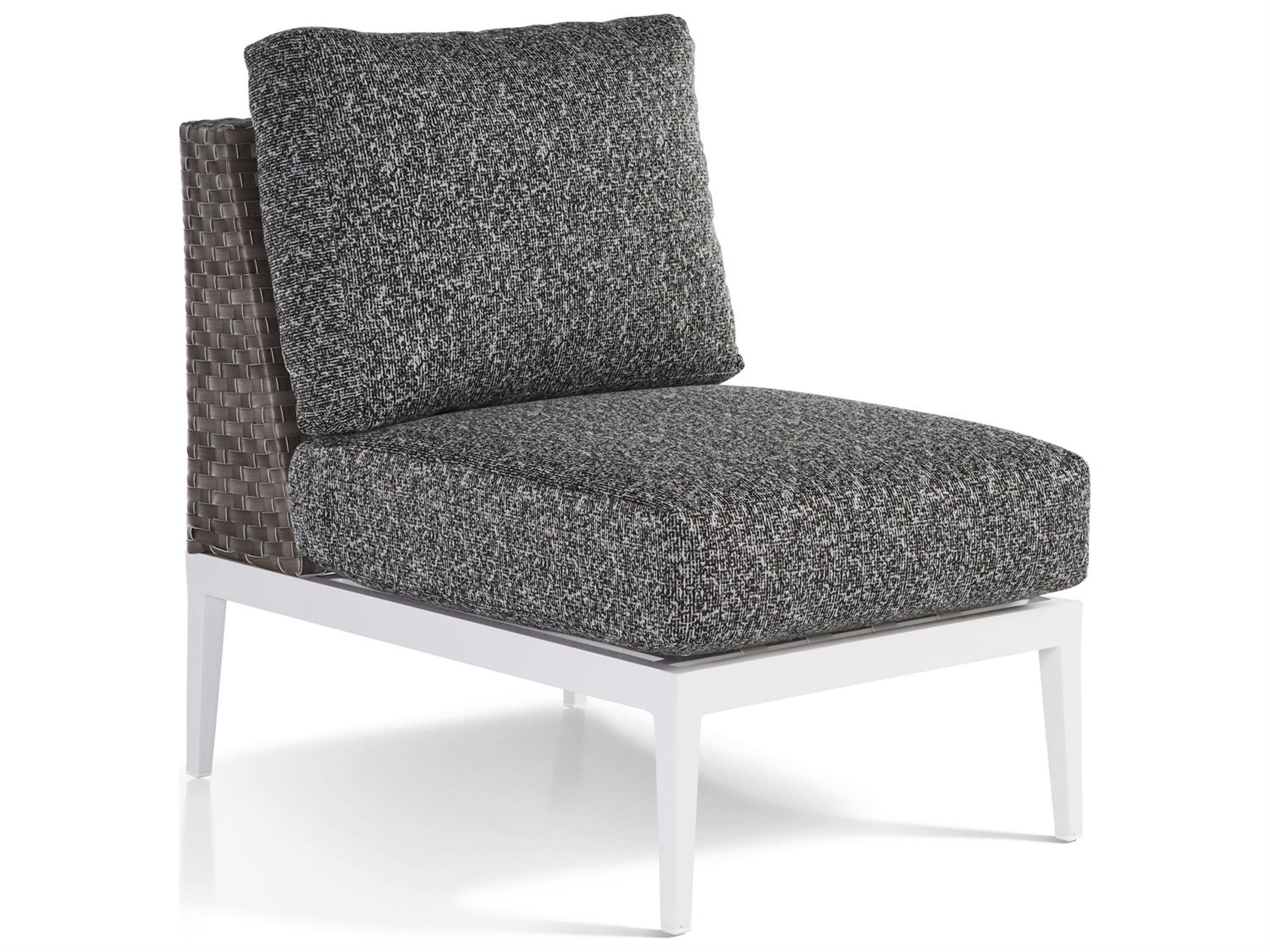 South Sea Rattan Stevie Wicker Modular Outdoor Lounge Chair