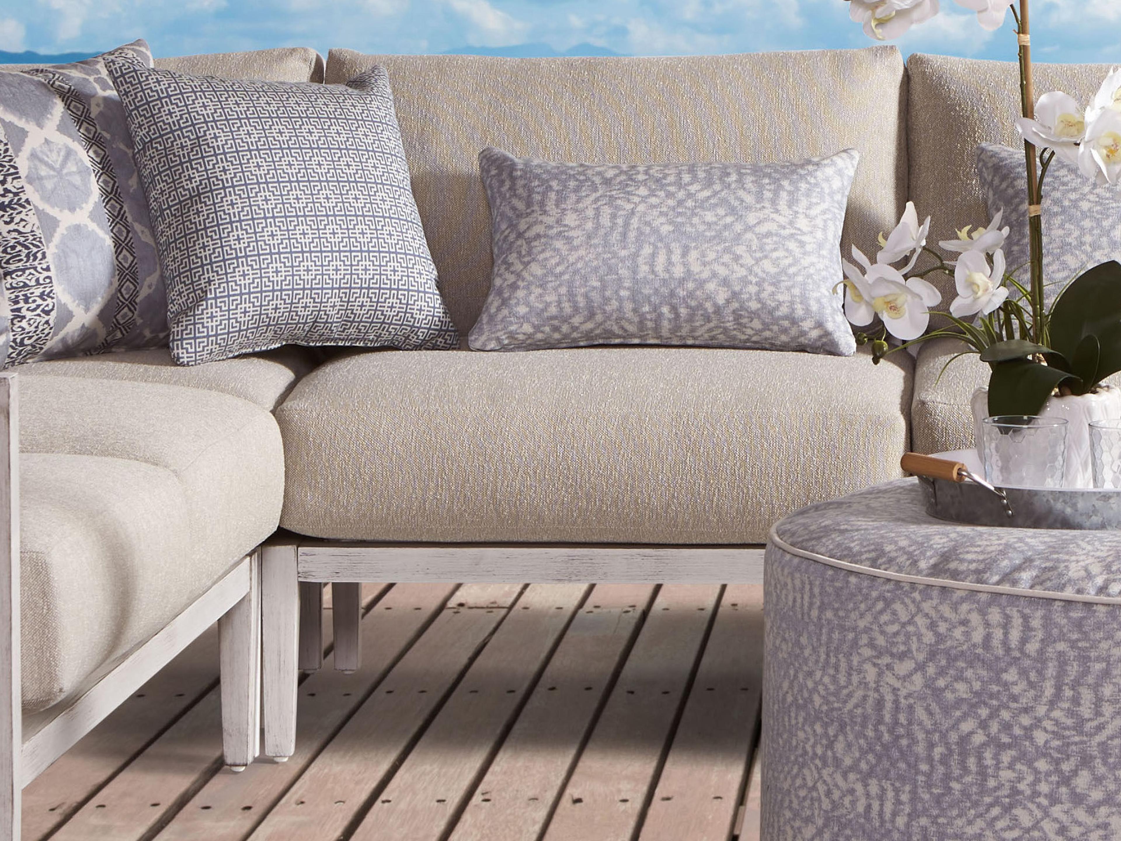 South Sea Rattan Veda Aluminum Modular Outdoor Patio Lounge Chair