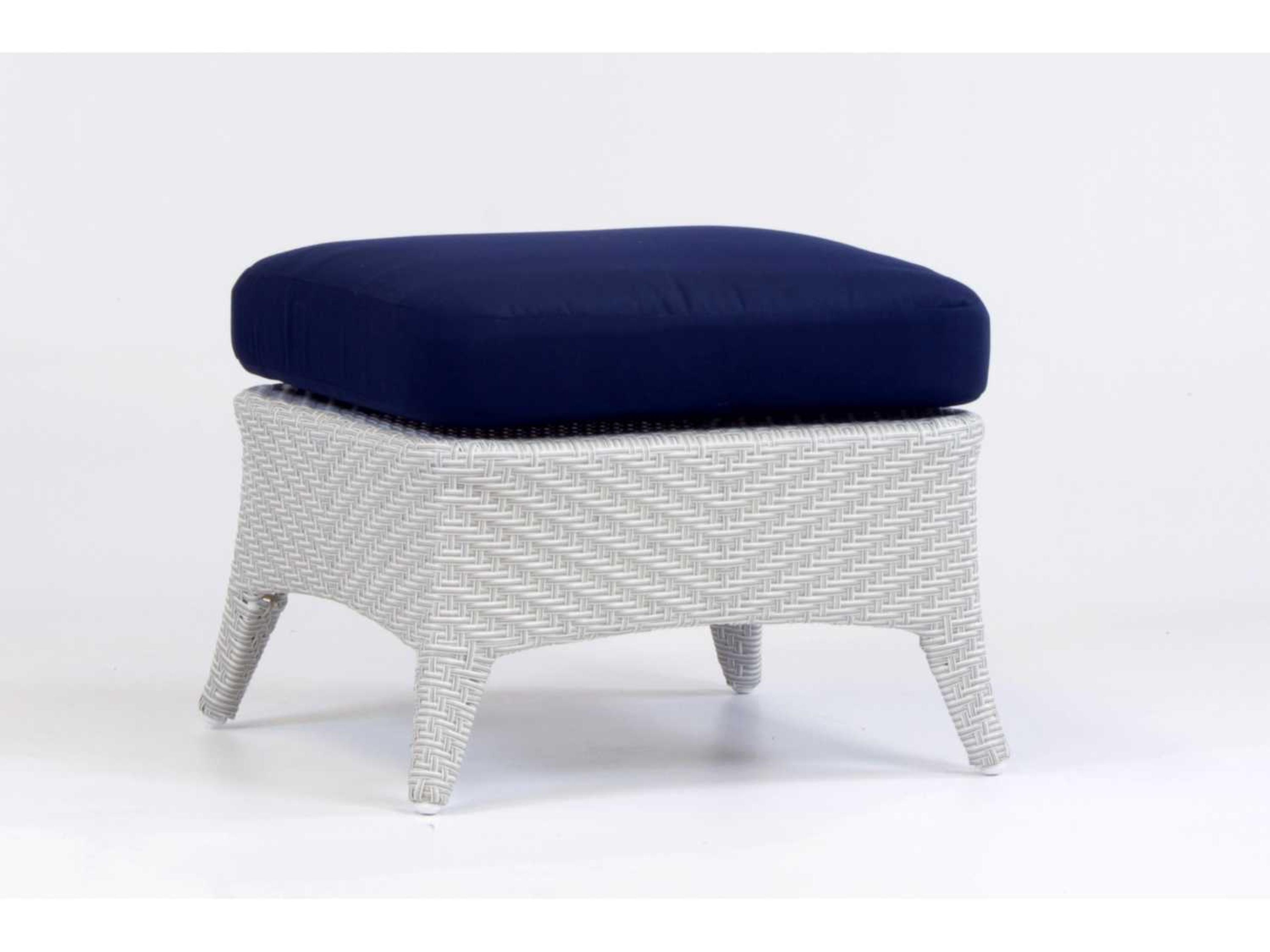 Bahia Wicker Patio Ottoman