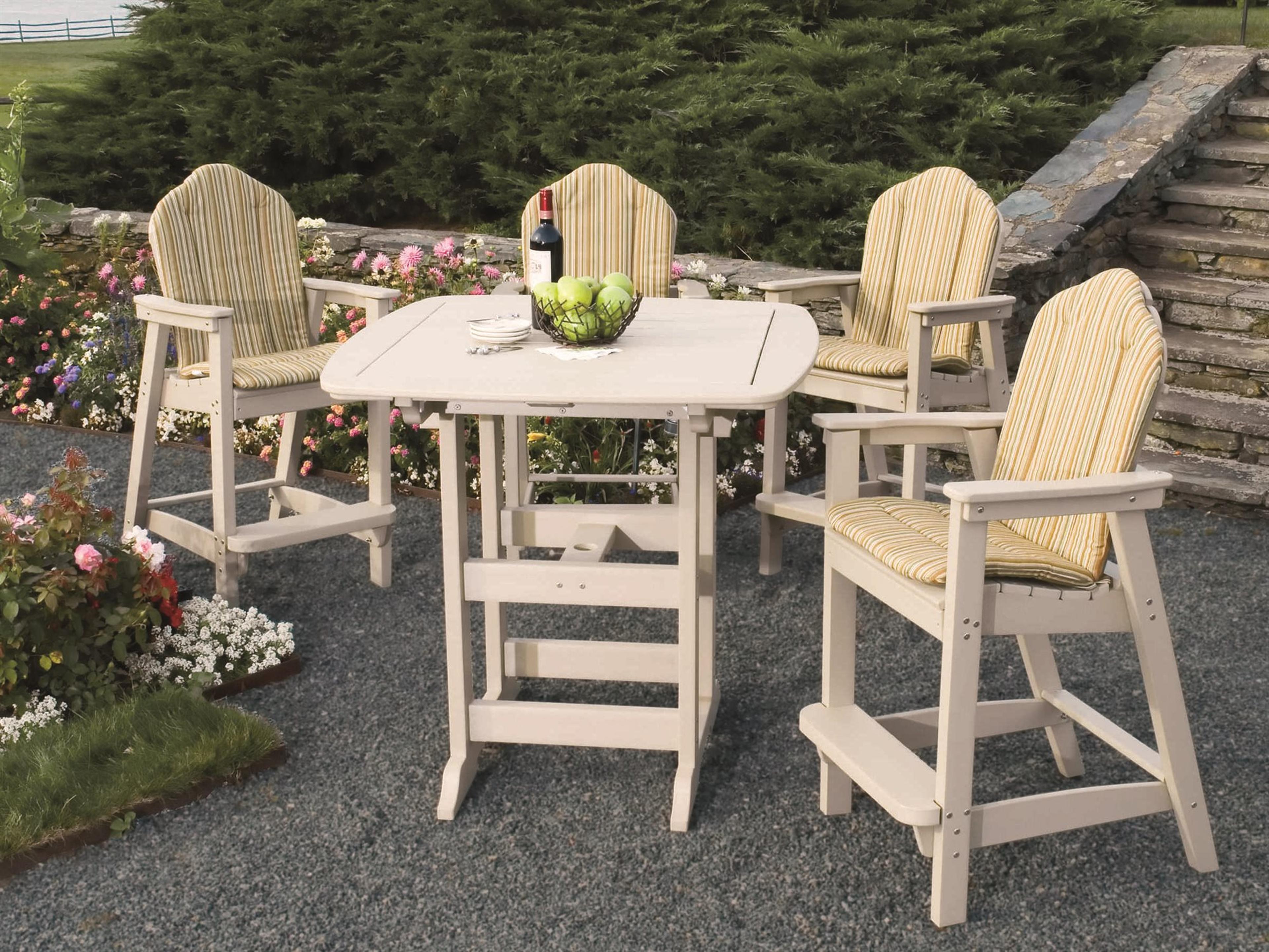 Seaside Casual Portsmouth Recycled Plastic Bar Set