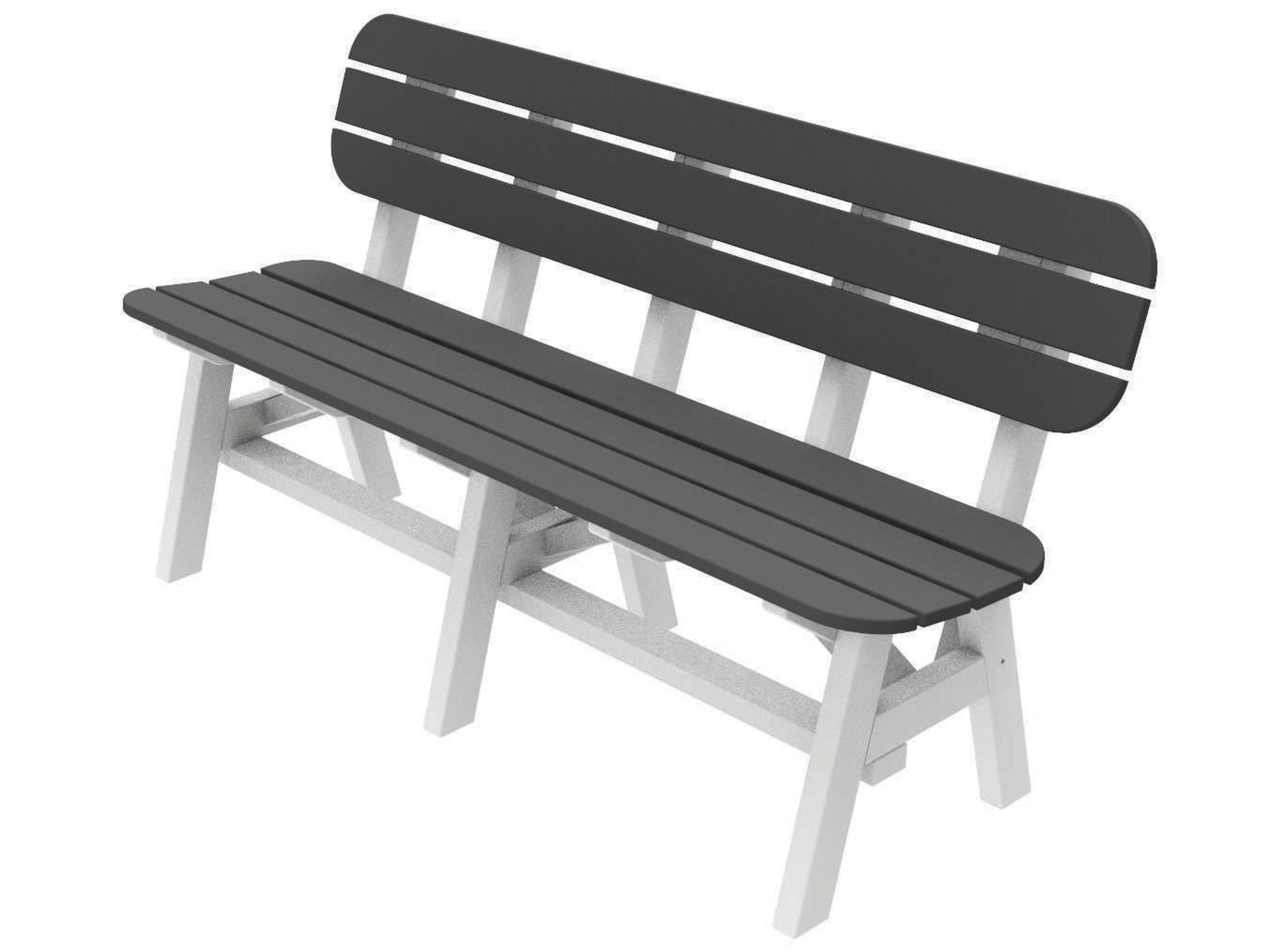 Seaside Casual Portsmouth Recycled Plastic 5 ft. Outdoor Bench