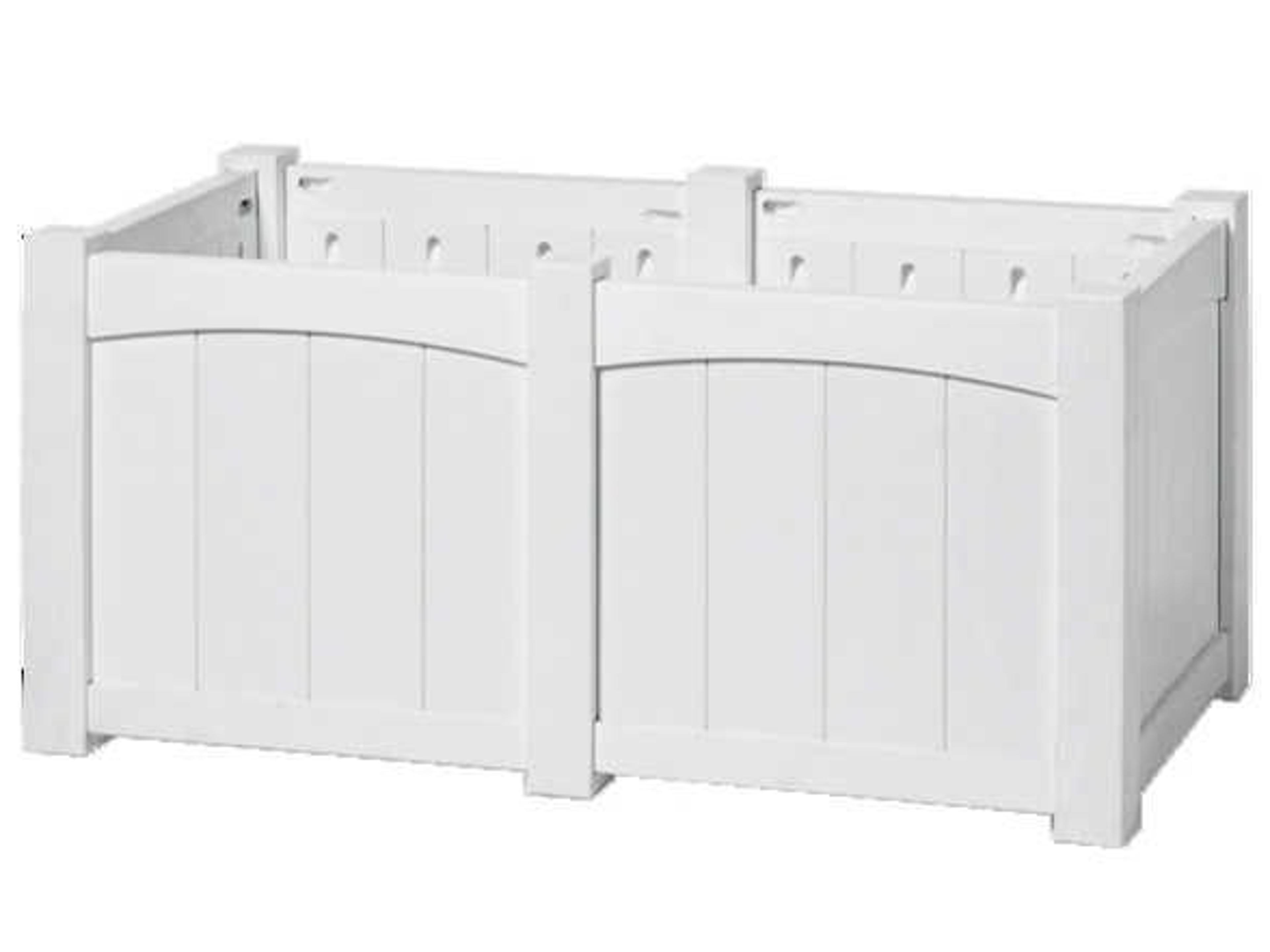 Seaside Casual Wickford Accessory Group Recycled Plastic Extension Planter