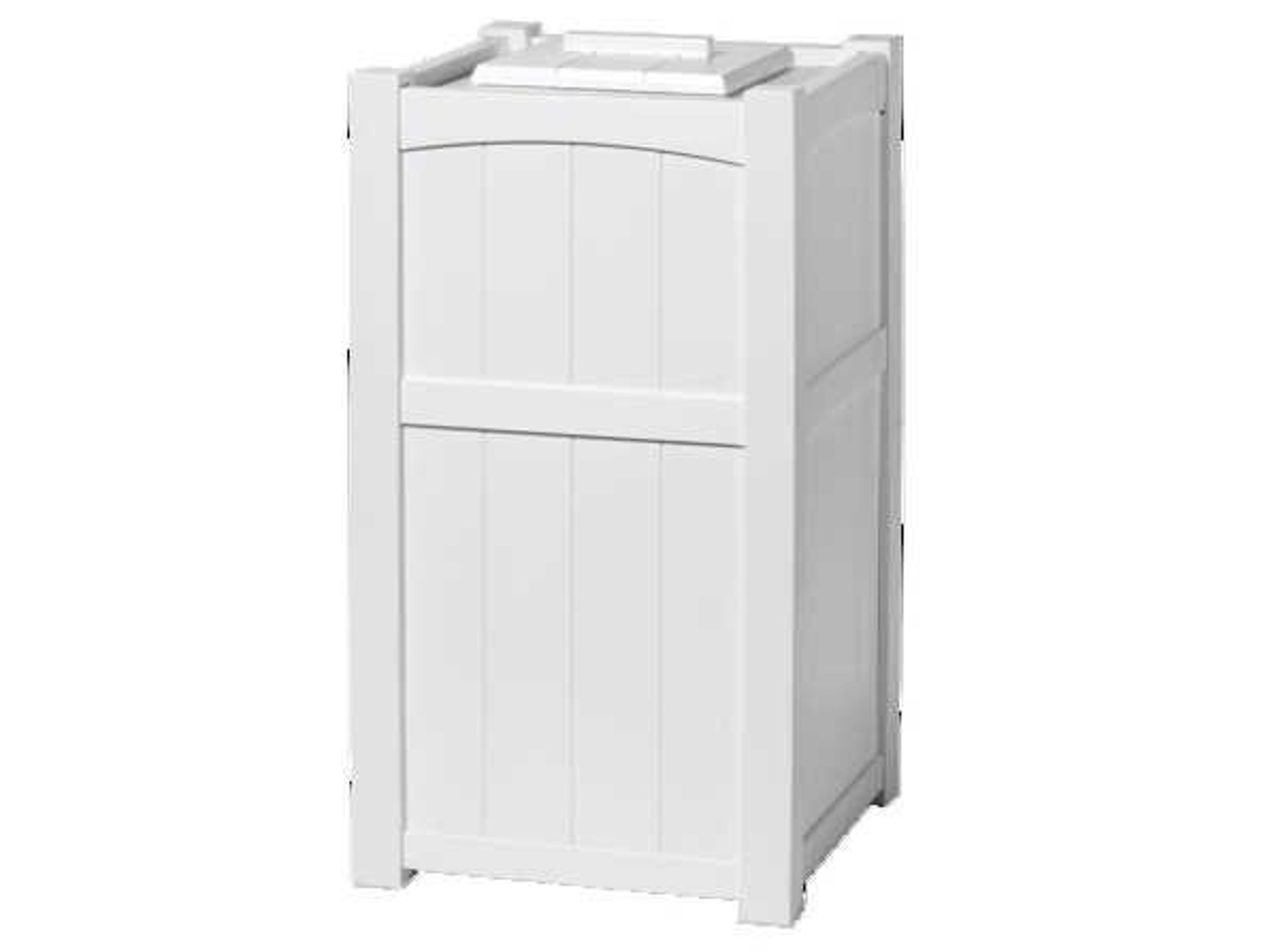 Seaside Casual Wickford Accessory Group Recycled Plastic Trash Receptacle