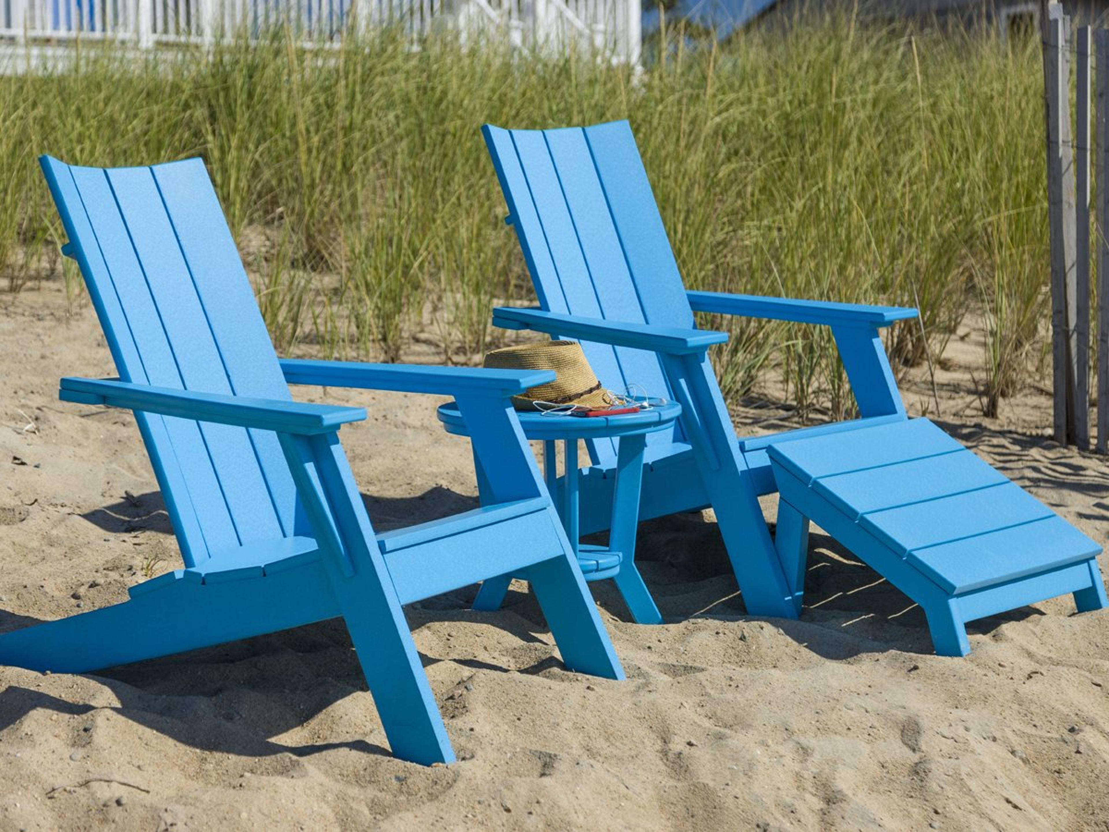 Seaside Casual Mad Recycled Plastic Patio Lounge Set