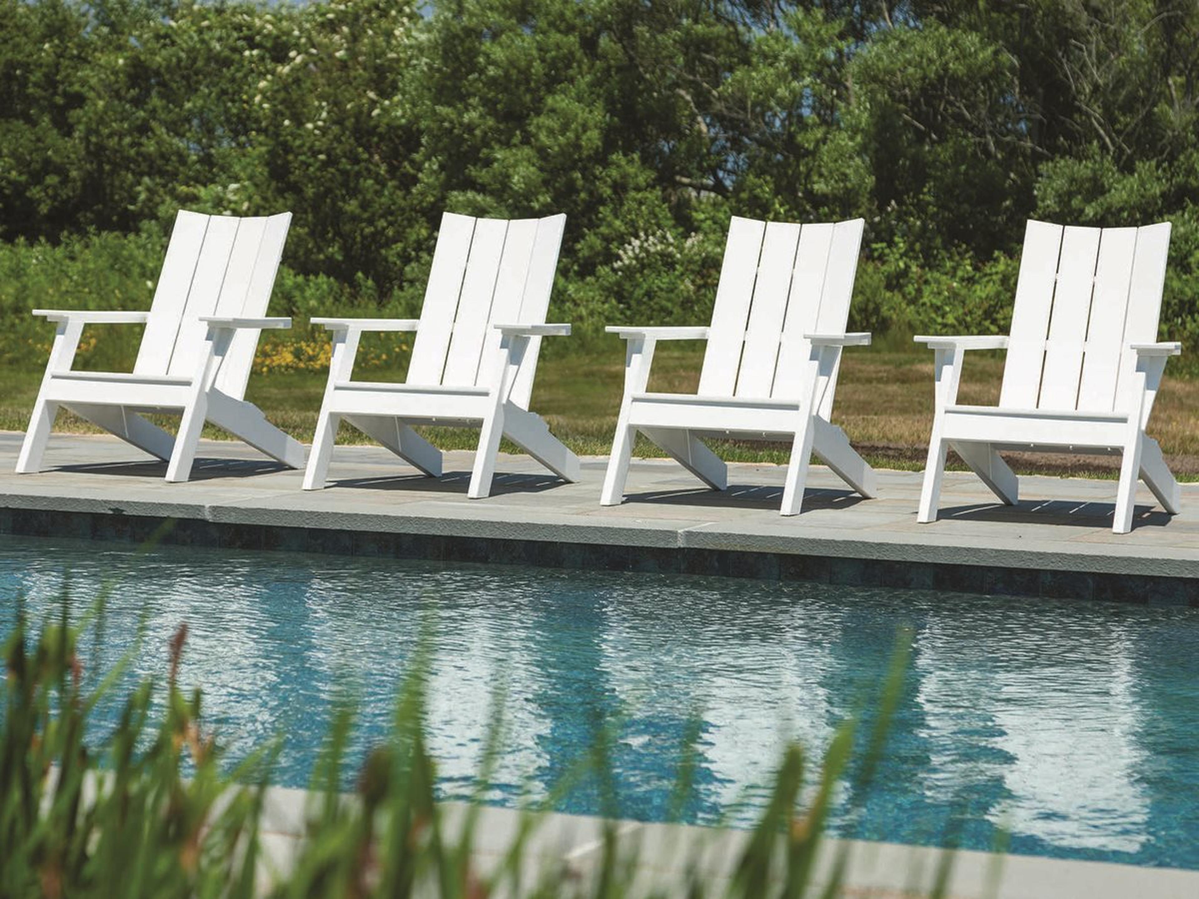 Seaside Casual Mad Recycled Plastic Outdoor Patio Lounge Set