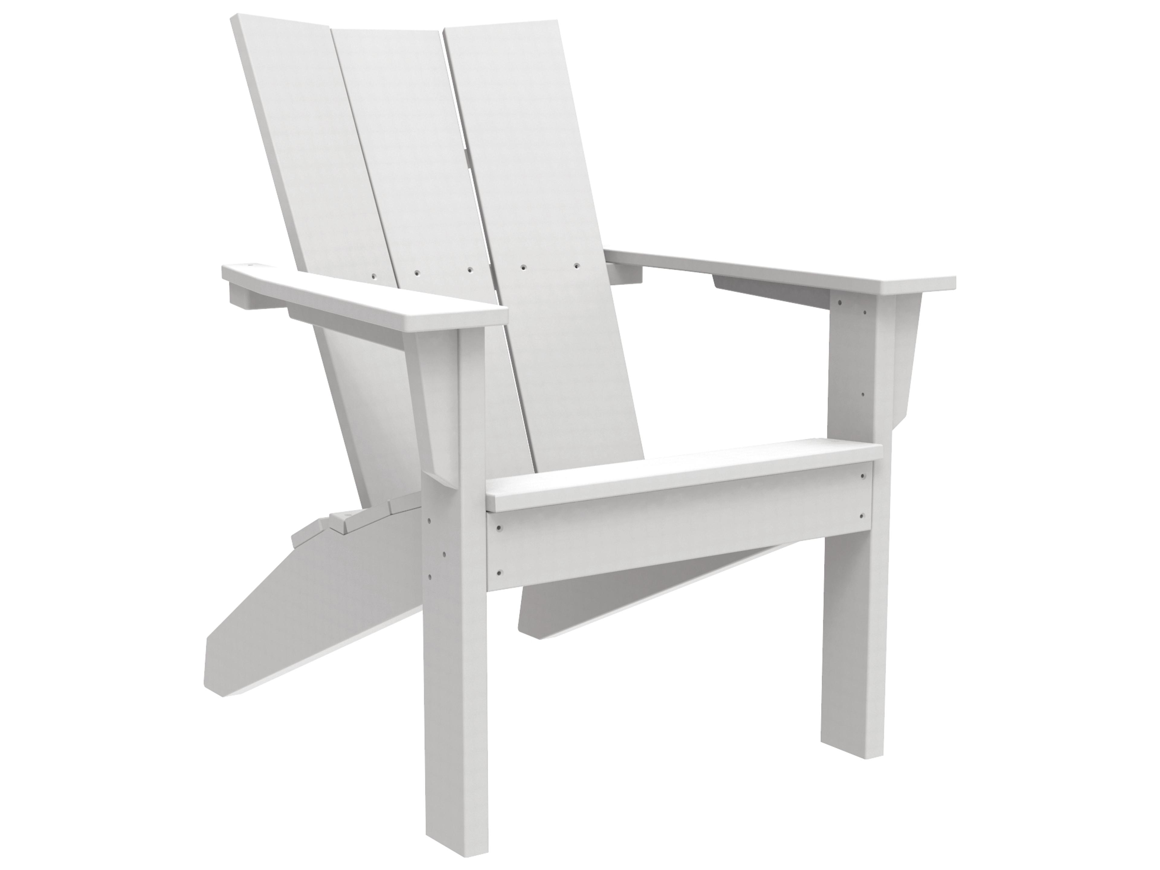 Seaside Casual Coastline Recycled Plastic Monterey Patio Adirondack Chair