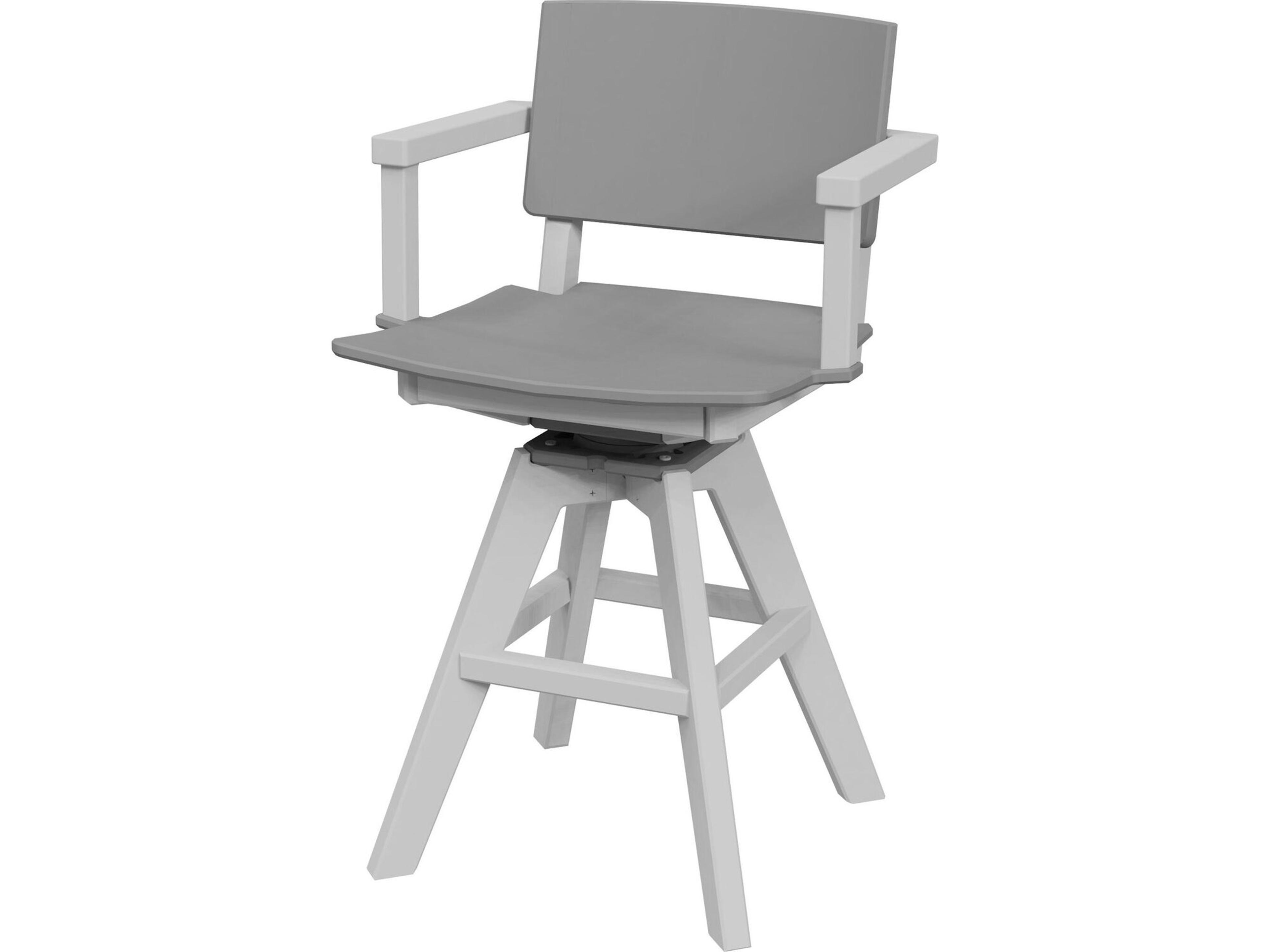 Seaside Casual The Sym Collection Wood Bar Stool