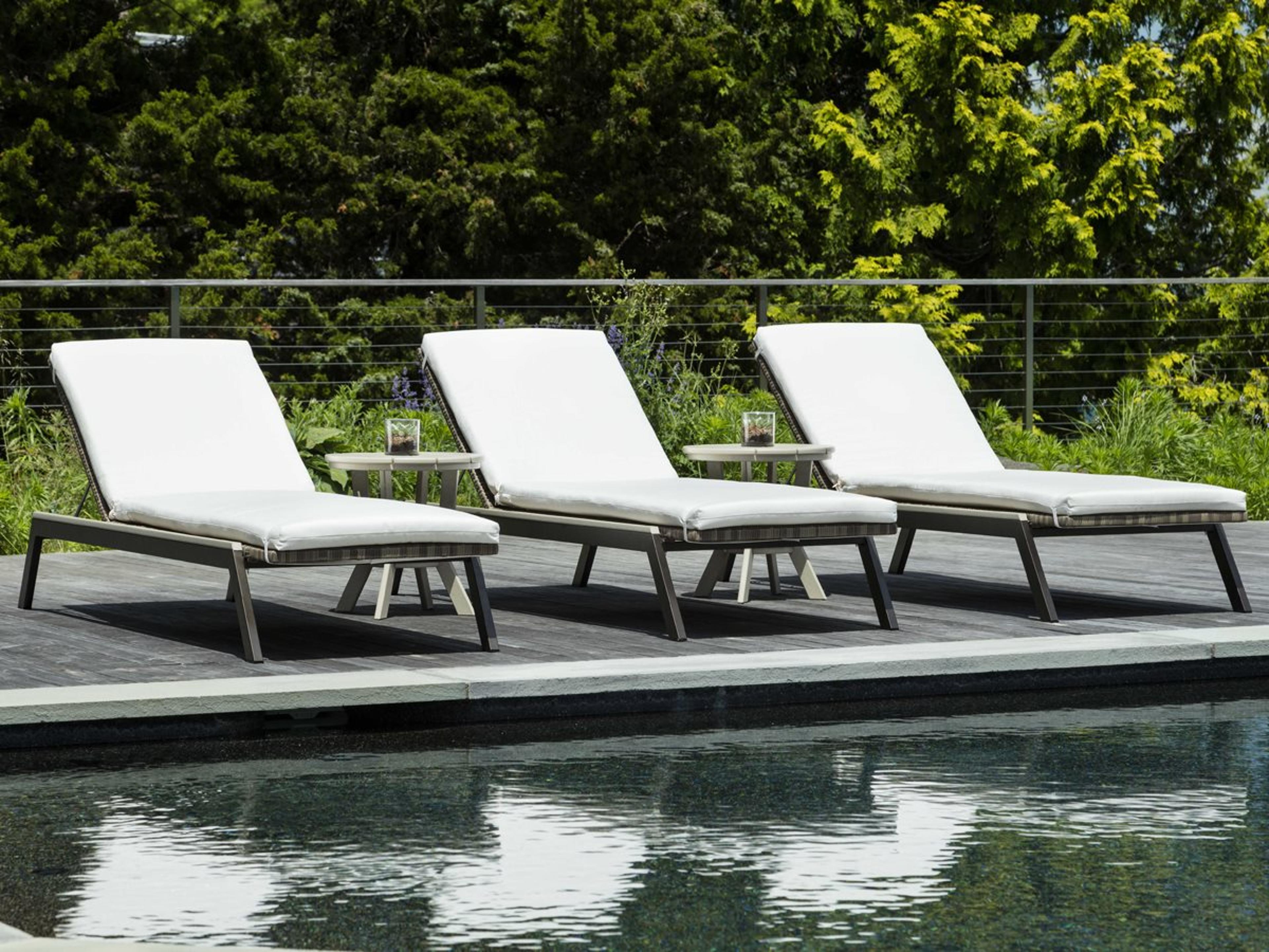 Seaside Casual Mad Aluminum Cushion Outdoor Lounge Set