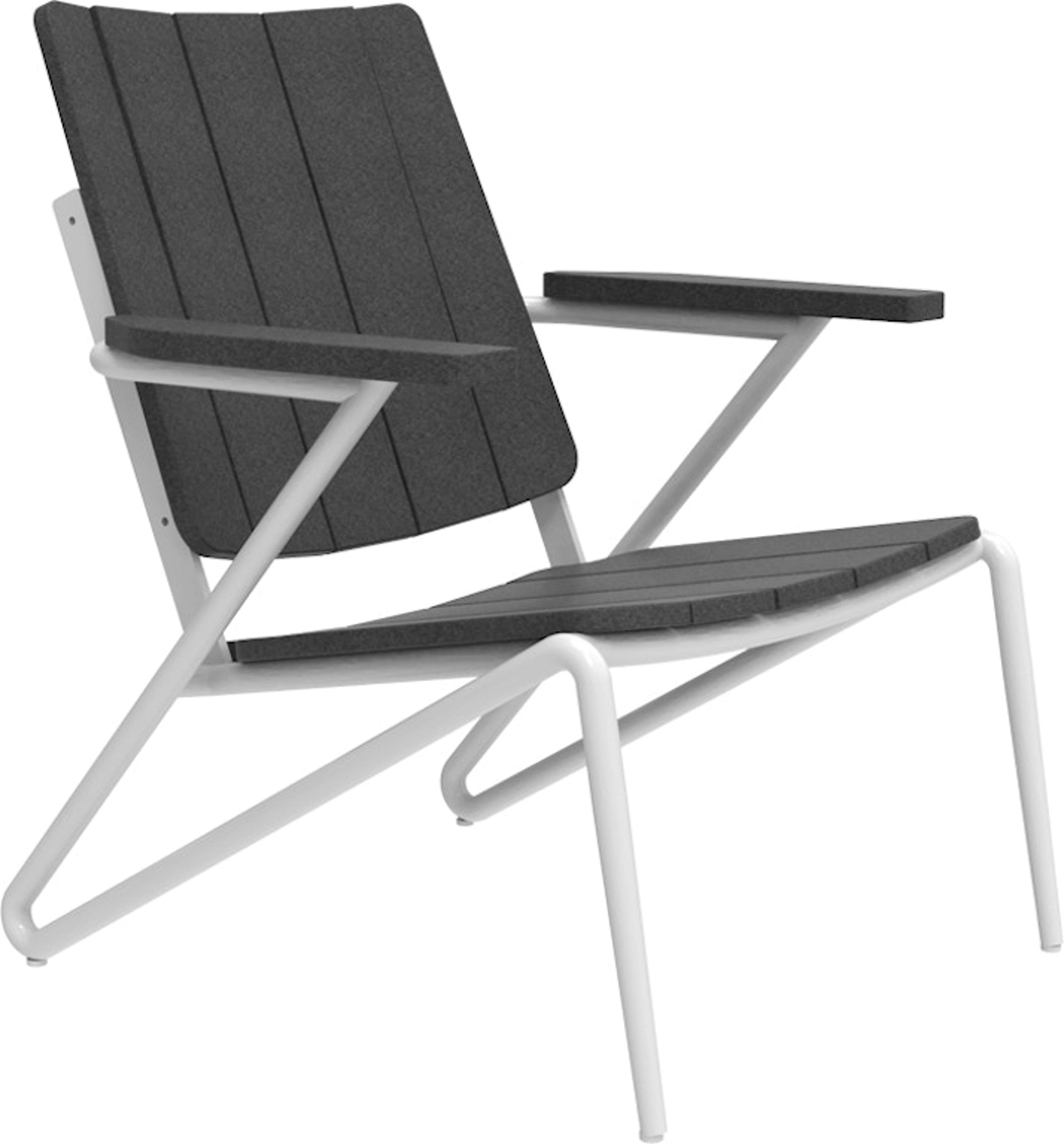 Seaside Casual Hip Recycled Plastic Outdoor Patio Lounge Chair