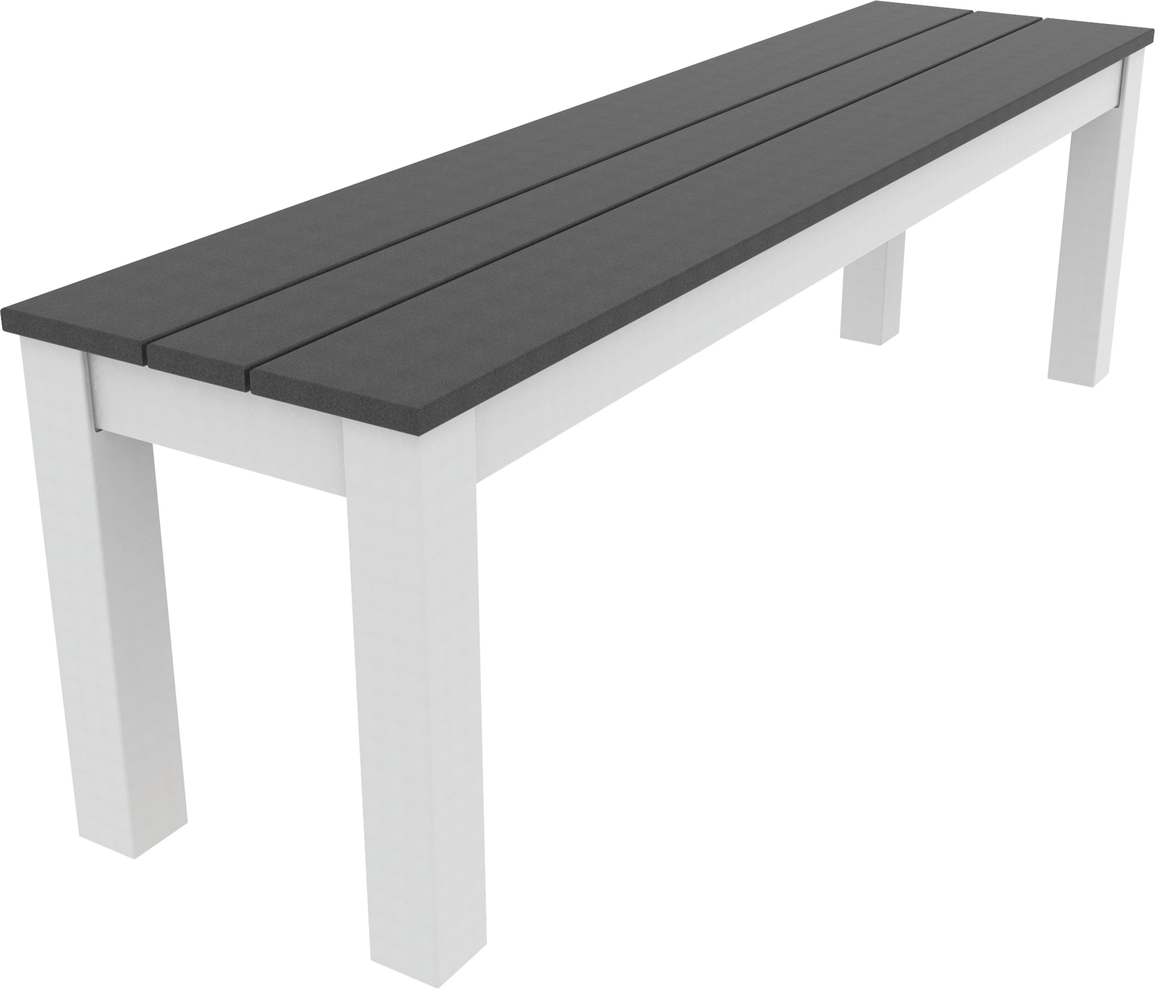 Seaside Casual Greenwich Recycled Plastic Slatted Dining Patio Bench