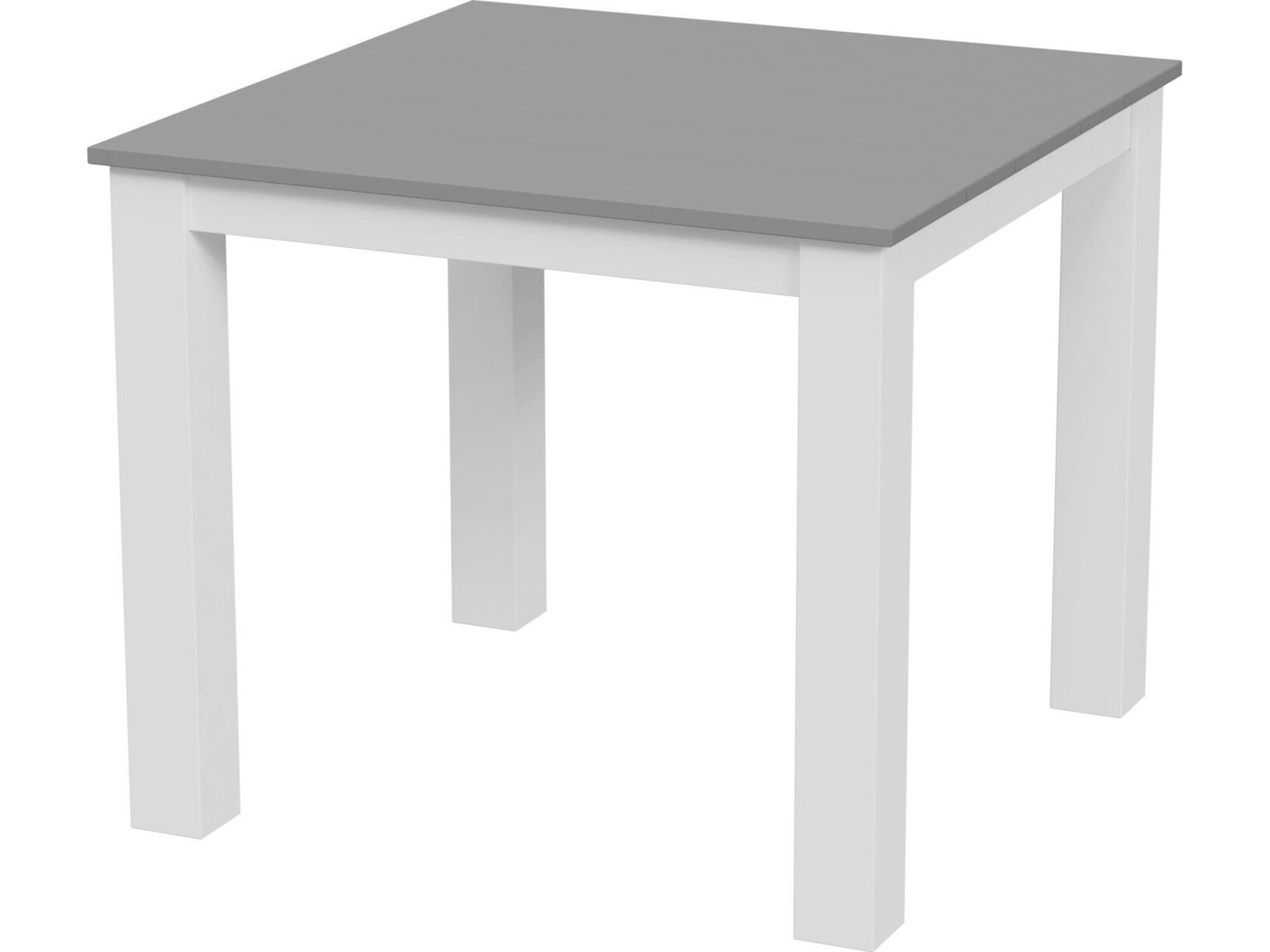 Seaside Casual The Greenwich Collection Metal Square Dining Table