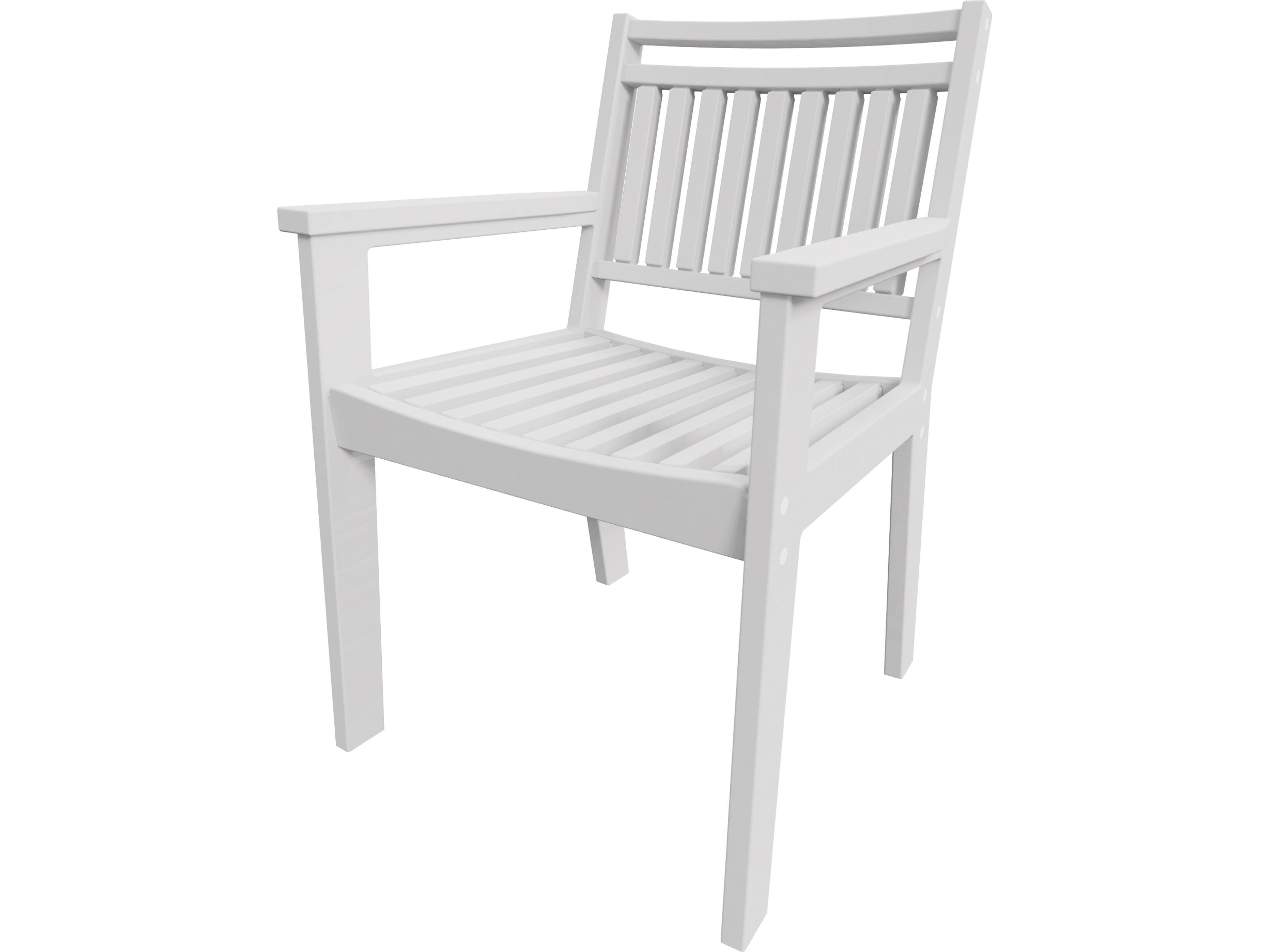 Seaside Casual SUR Recycled Plastic Dining Arm Chair