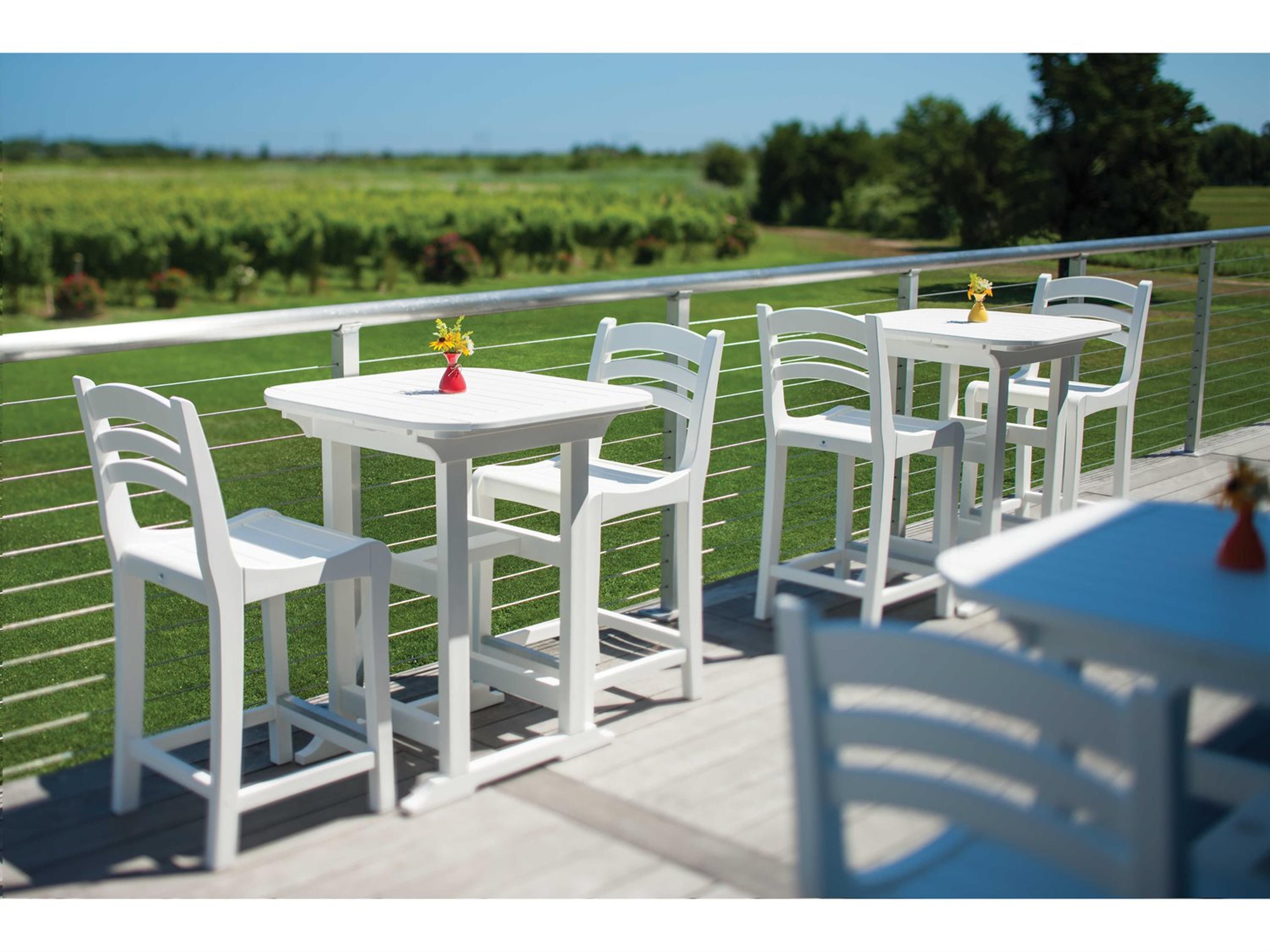 Seaside Casual Charleston Recycled Plastic Counter Set