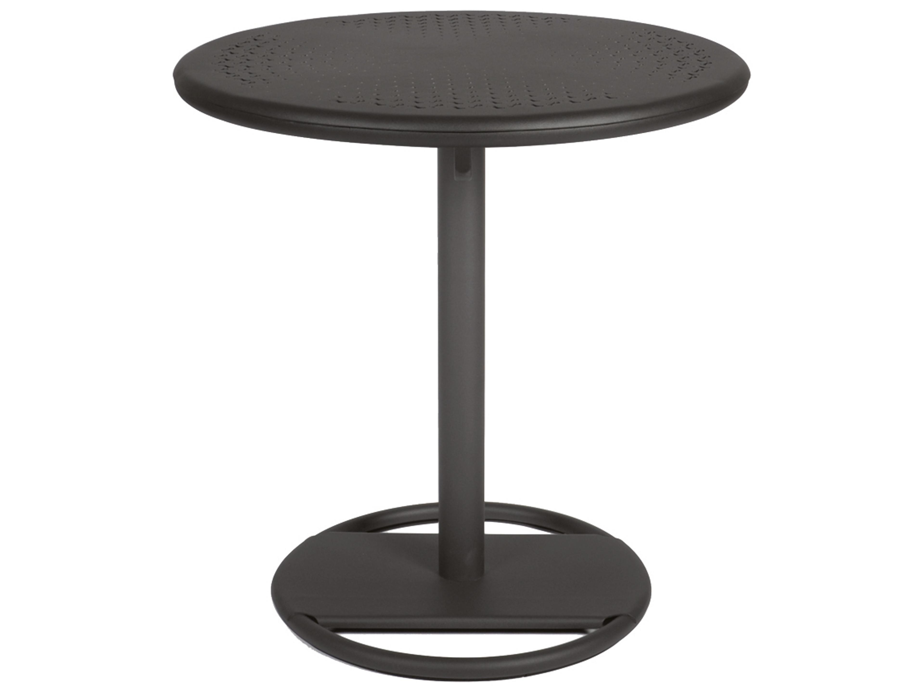 Seaside Casual Via Aluminum Kose Round Patio Bistro Table