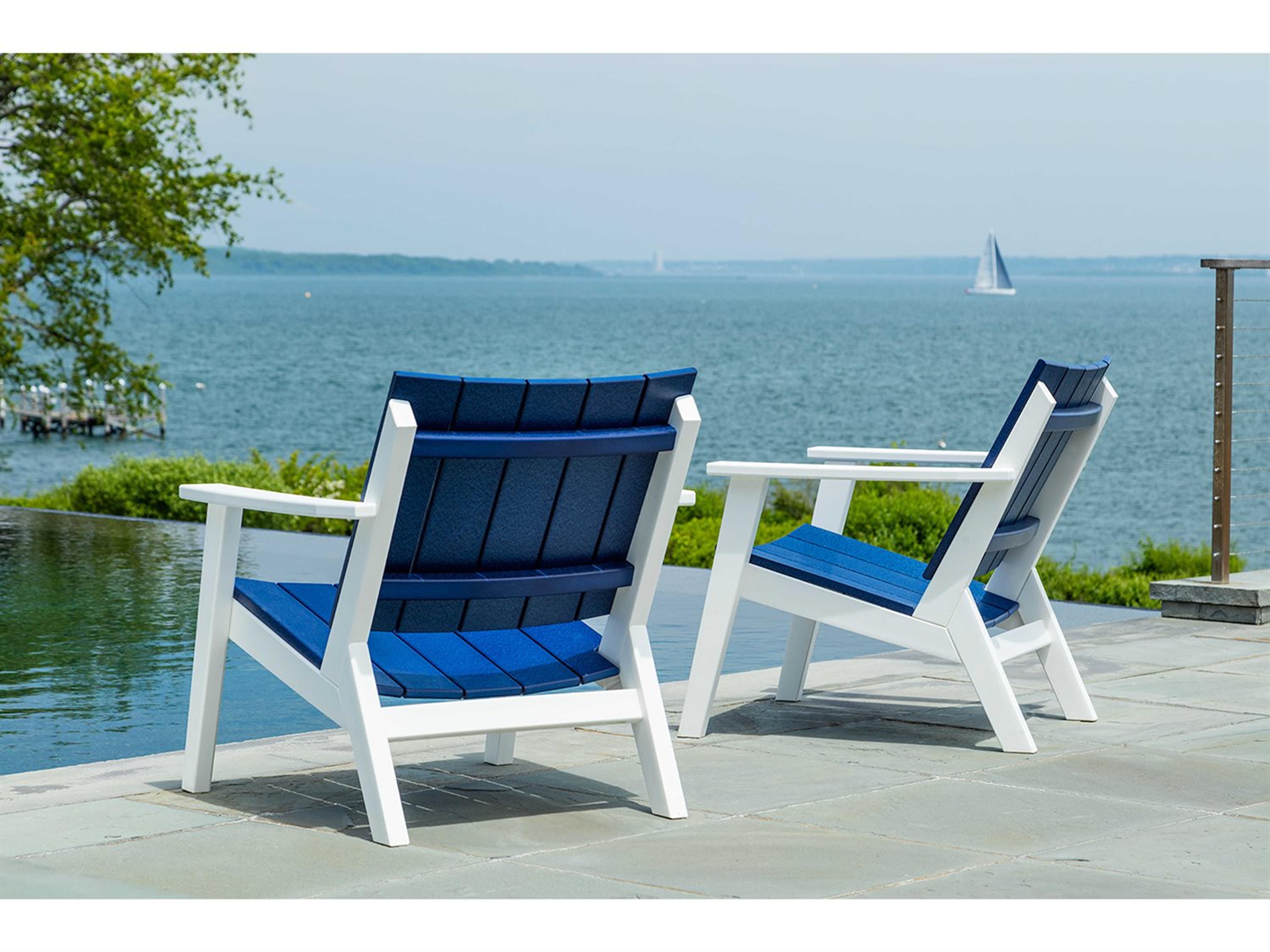 Seaside Casual Mad Recycled Plastic Outdoor Lounge Set