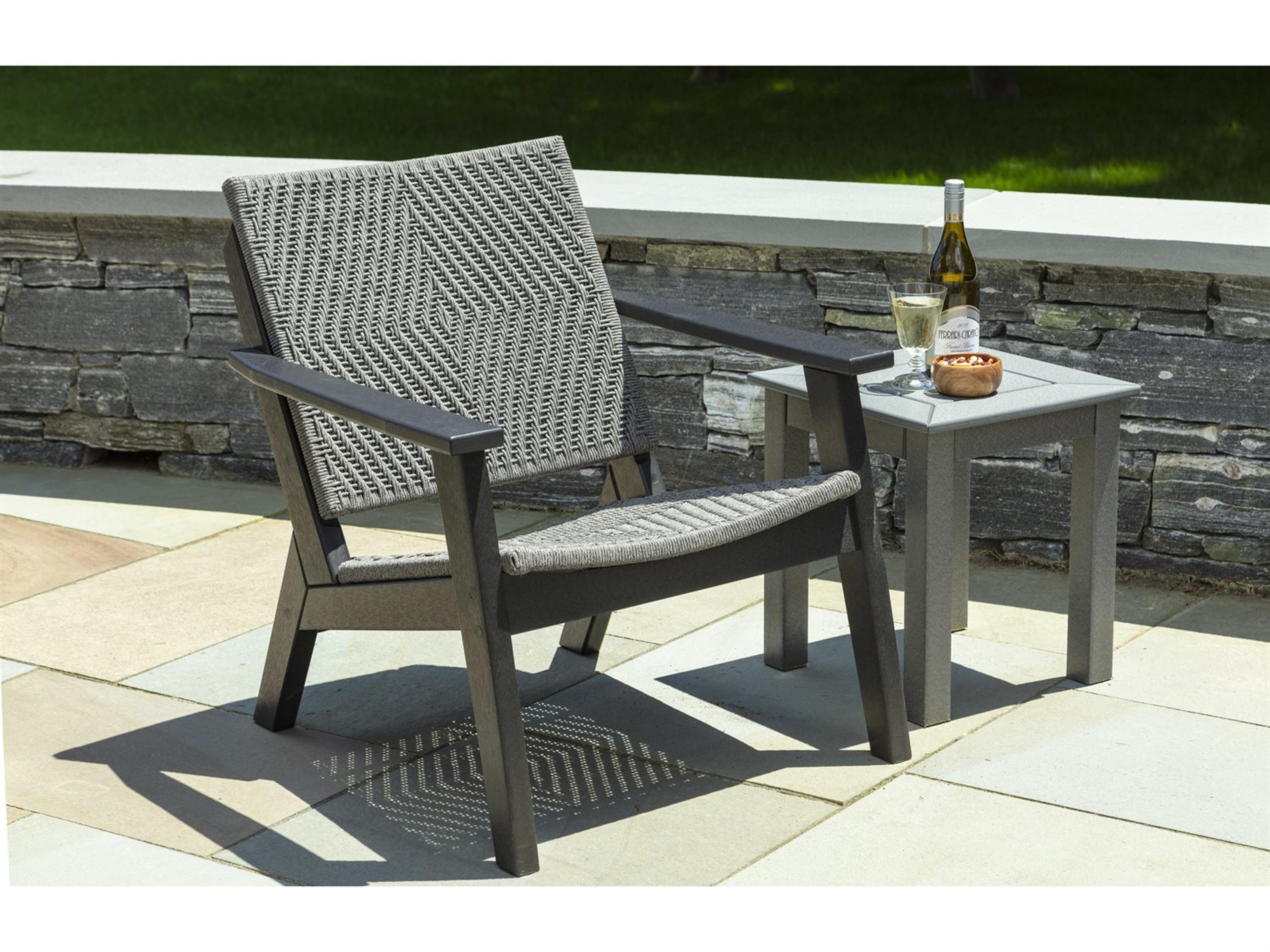 Seaside Casual Mad Recycled Plastic Patio Lounge Set
