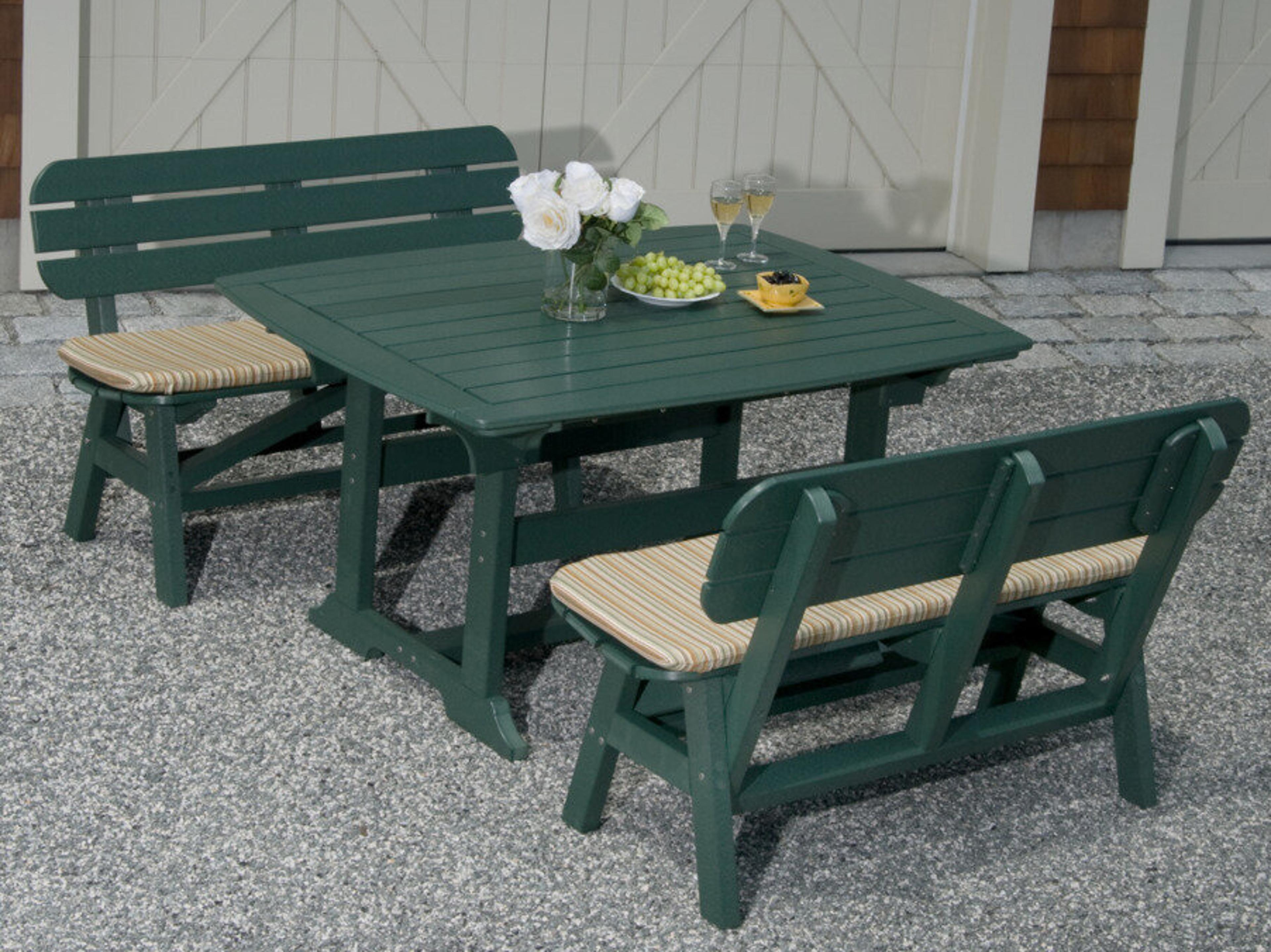 Seaside Casual Portsmouth Recycled Plastic Outdoor Patio Dining Set
