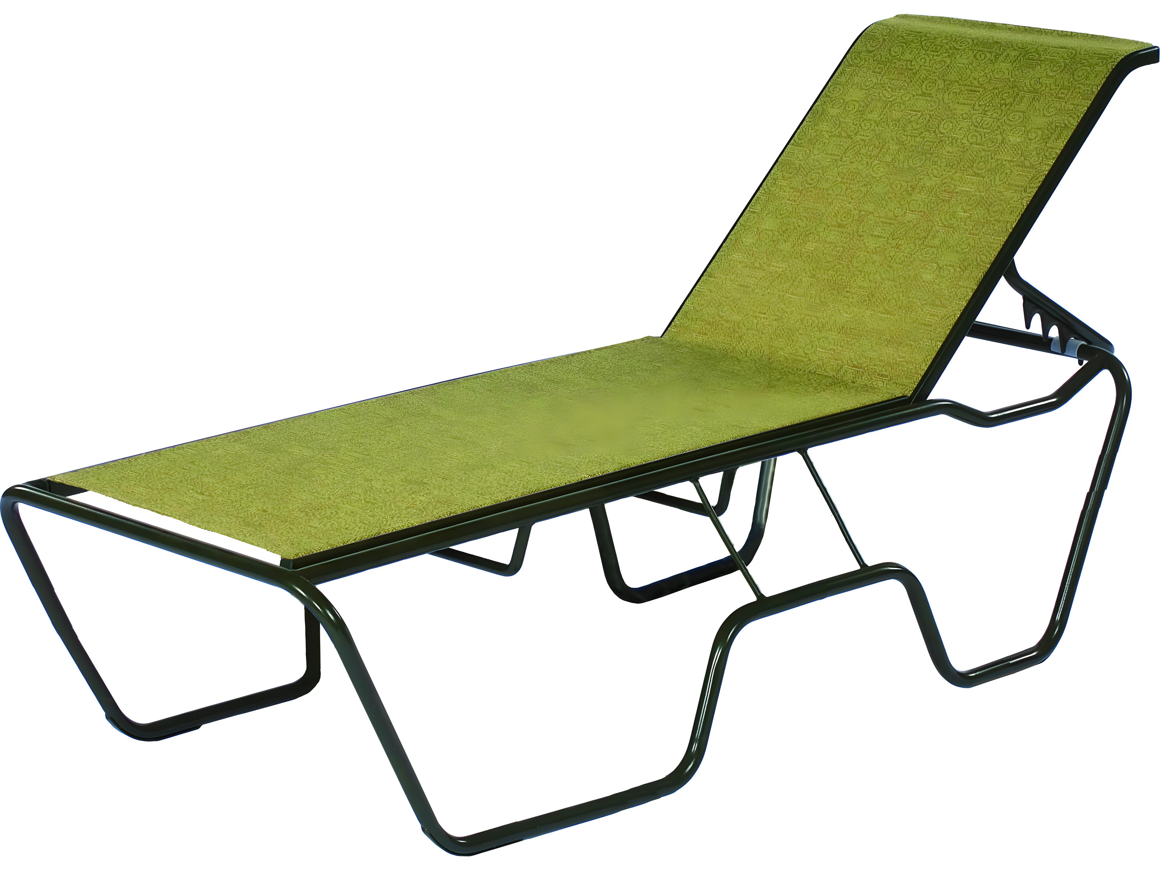 Suncoast Sanibel Sling Aluminum Hi-Seat Outdoor Patio Chaise Lounge