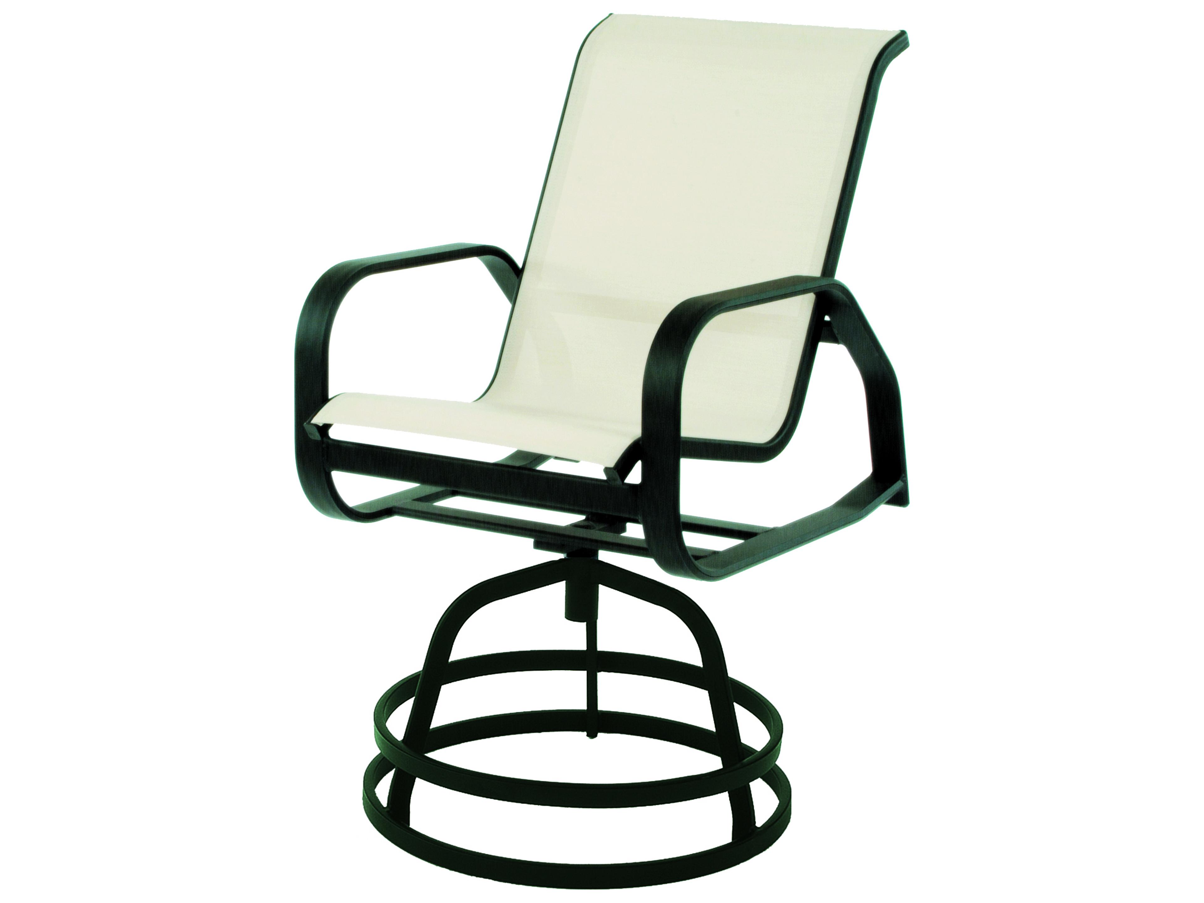 Suncoast Maya Sling Aluminum Swivel Counter Arm Stool