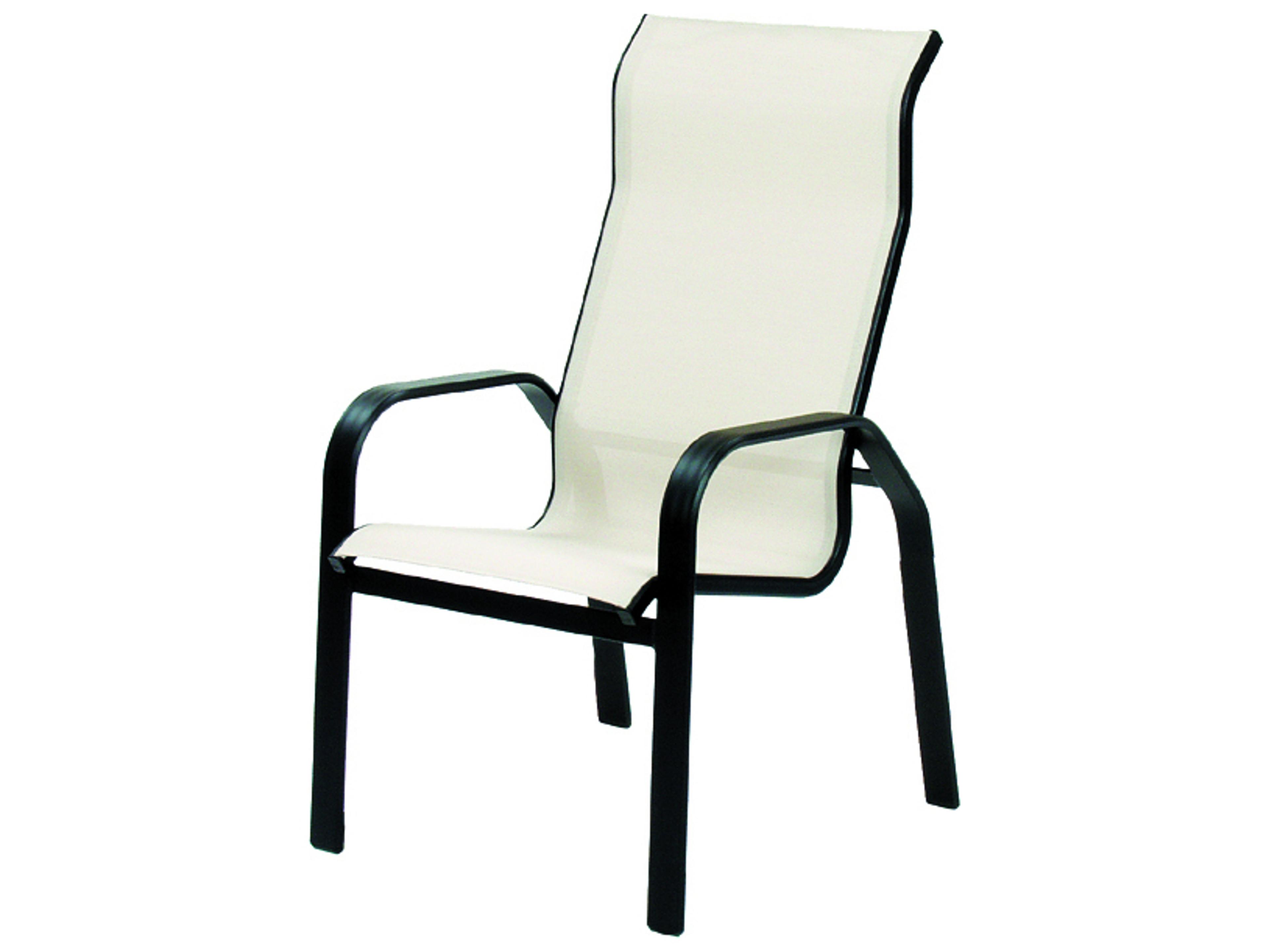 Suncoast Maya Sling Aluminum Supreme Outdoor Dining Arm Chair