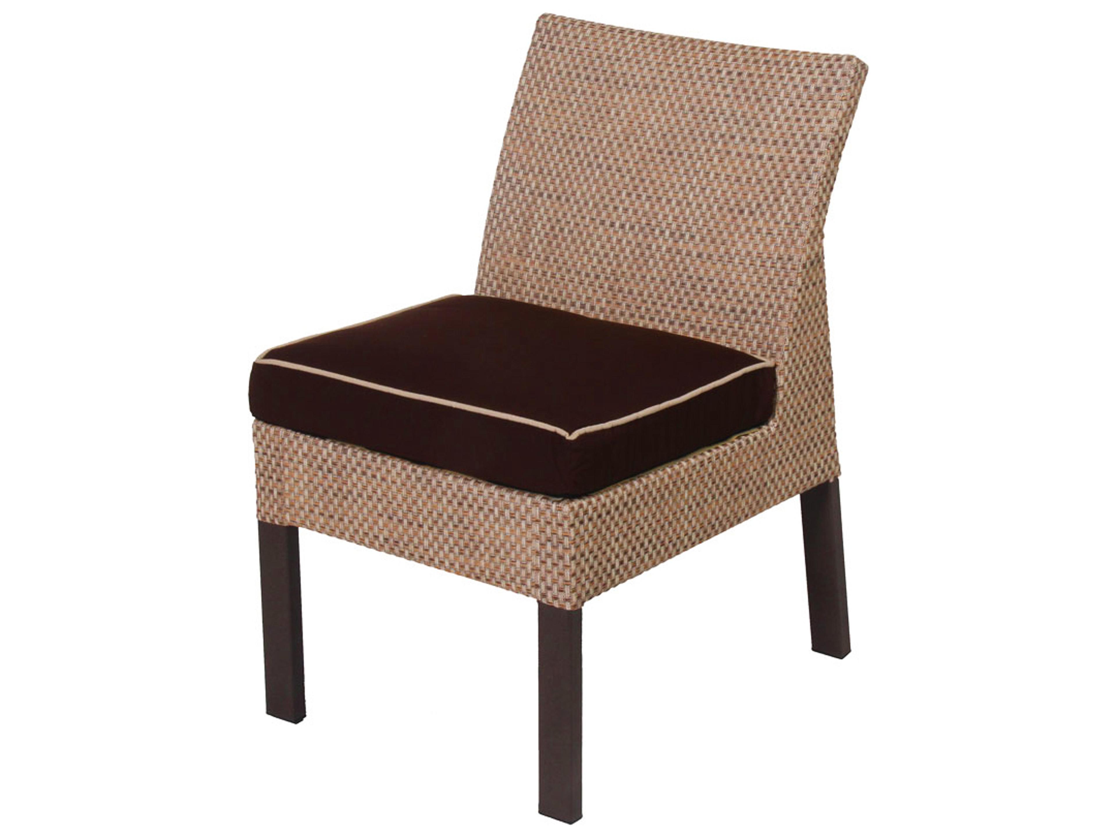 Suncoast Summer Aluminum Wicker Patio Dining Side Chair