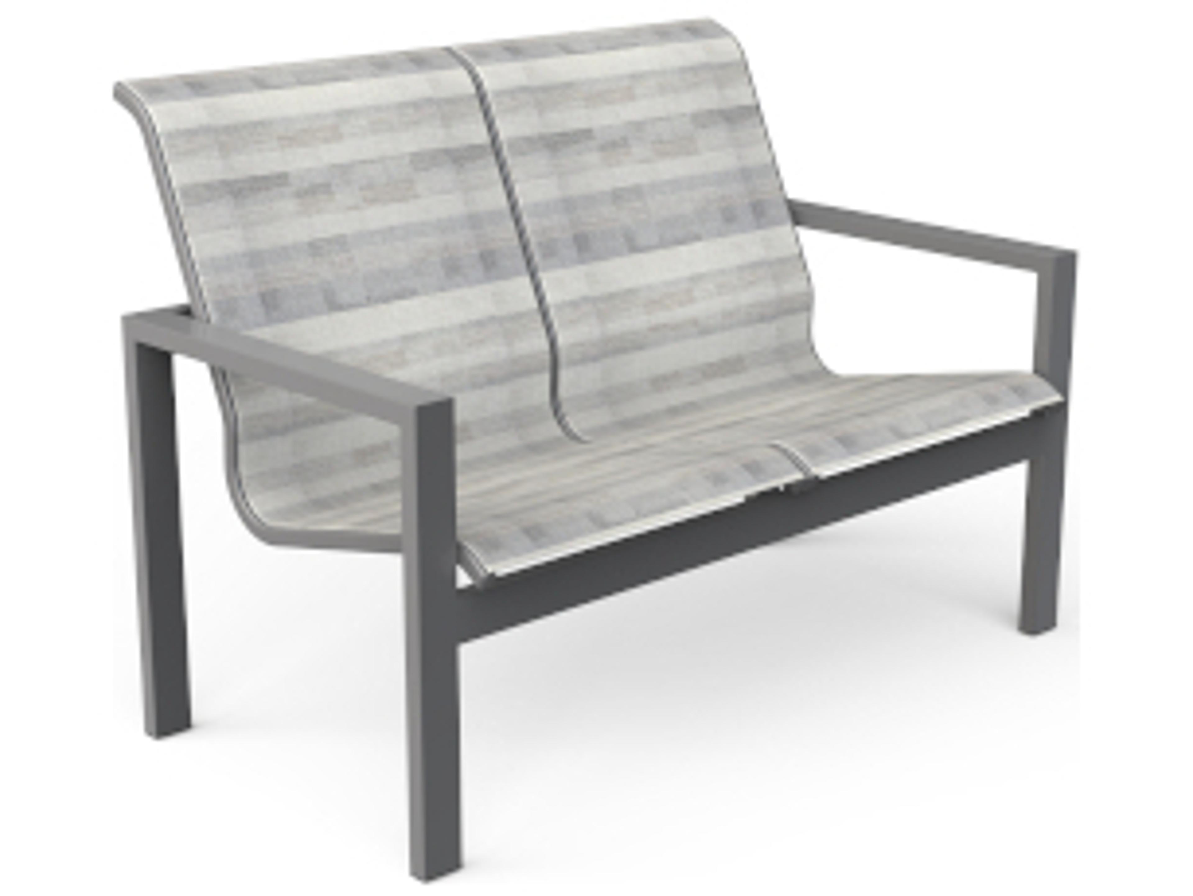 Suncoast Vectra Sling Aluminum Outdoor Patio Loveseat